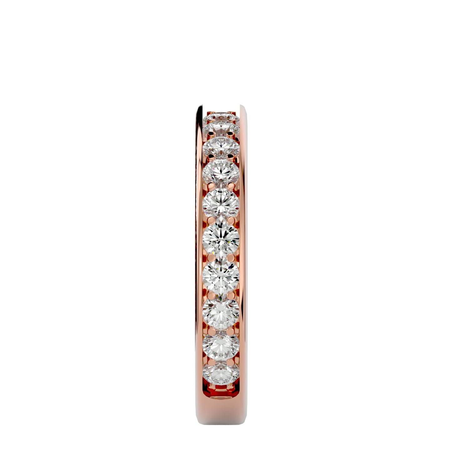 Pave diamond ring