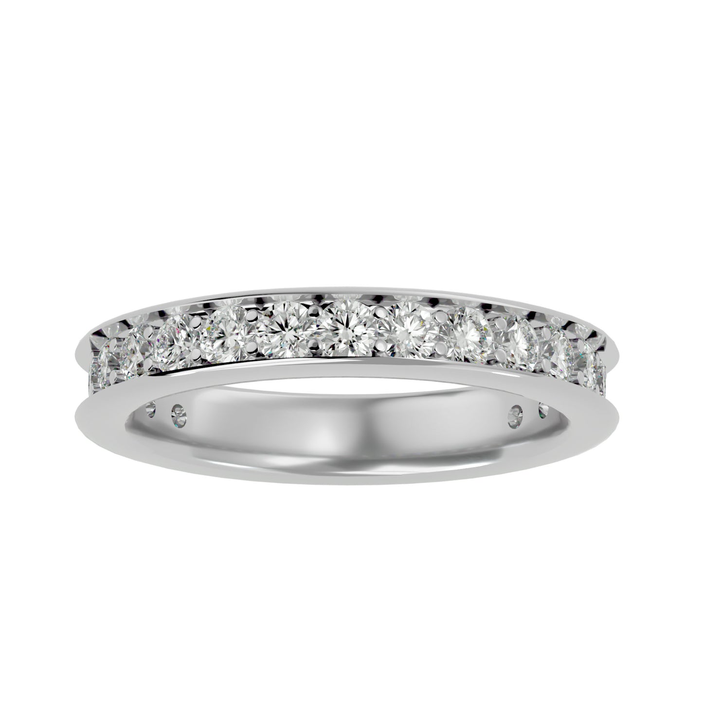 Pave diamond ring