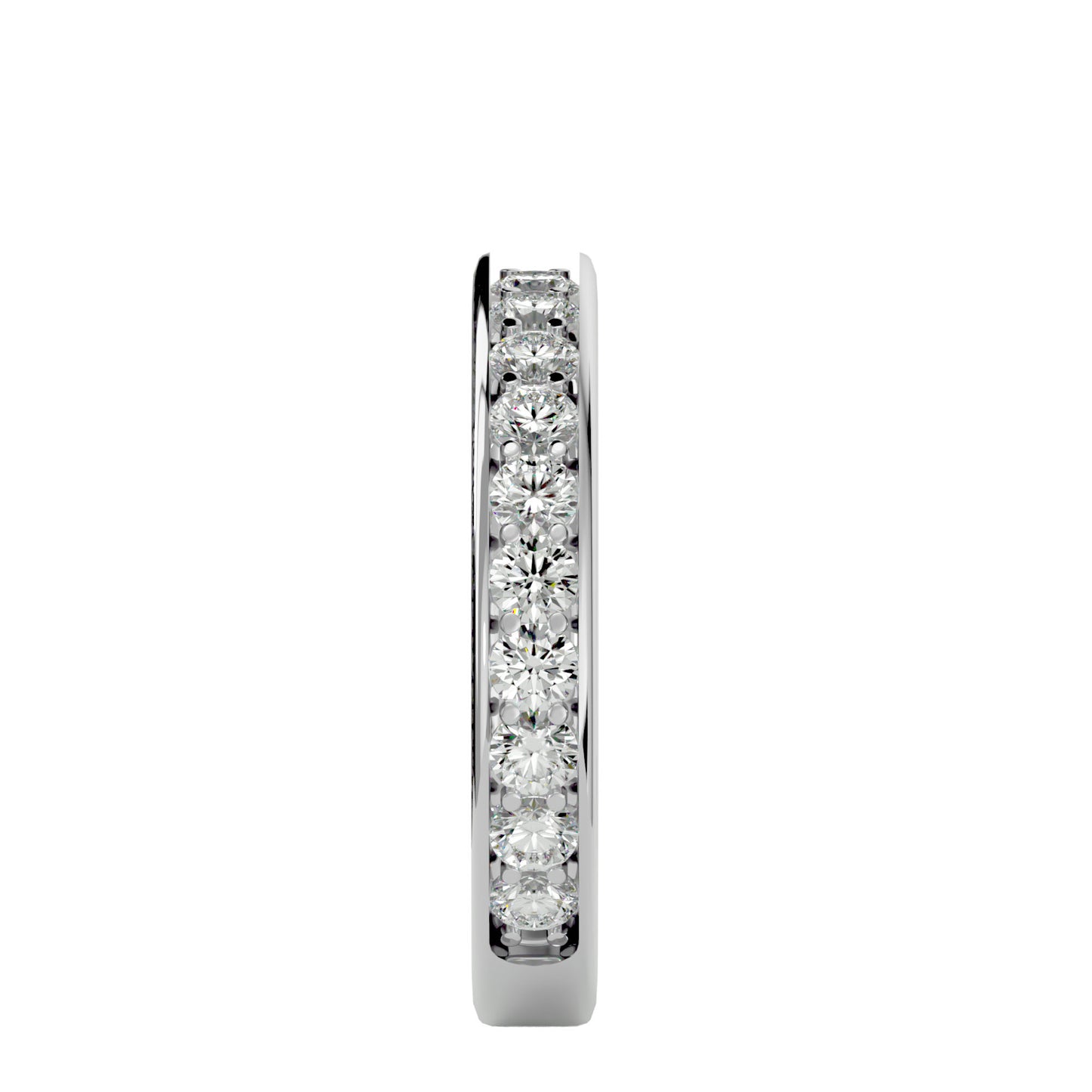 Pave diamond ring
