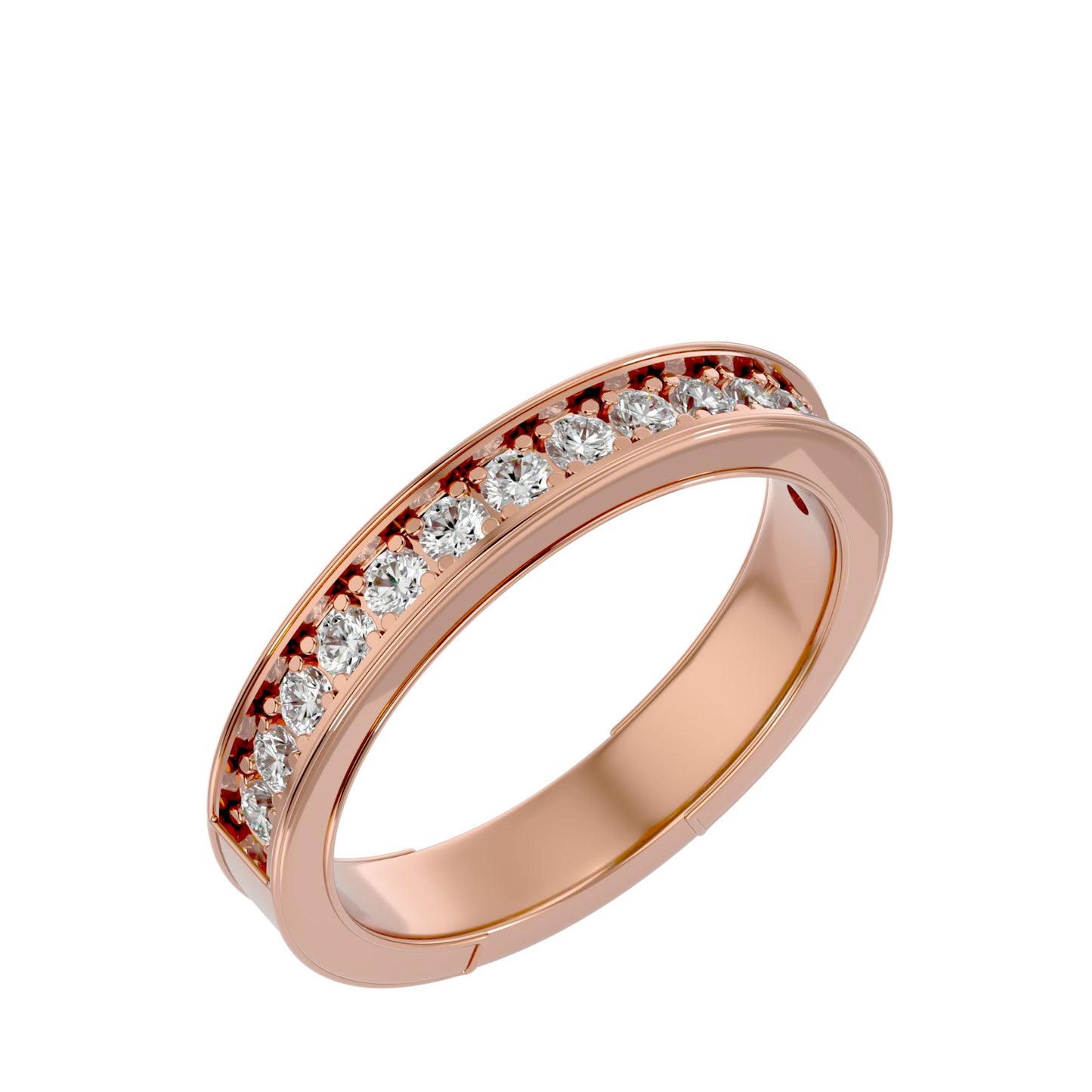 Kit bold pave diamond ring