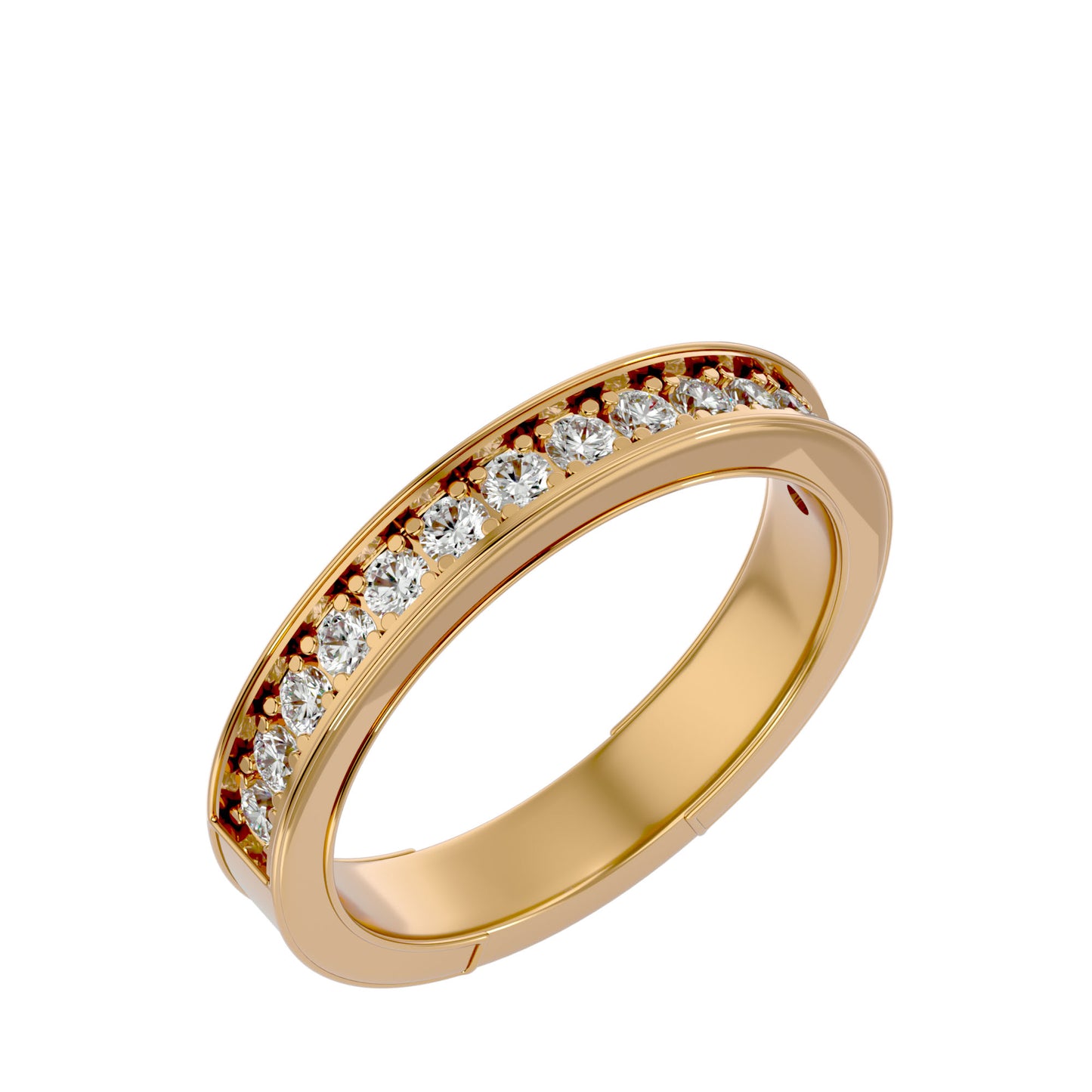 Kit bold pave diamond ring