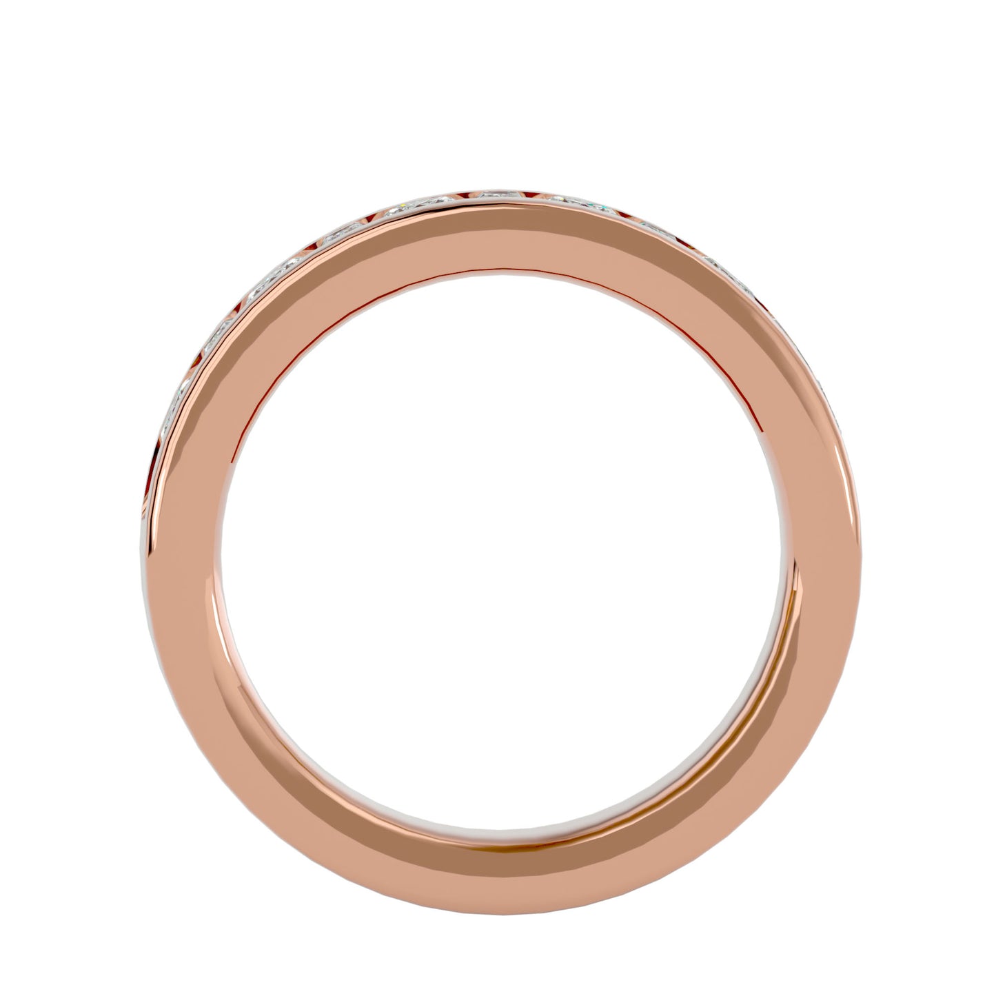 Kris Baguette & Round diamond ring