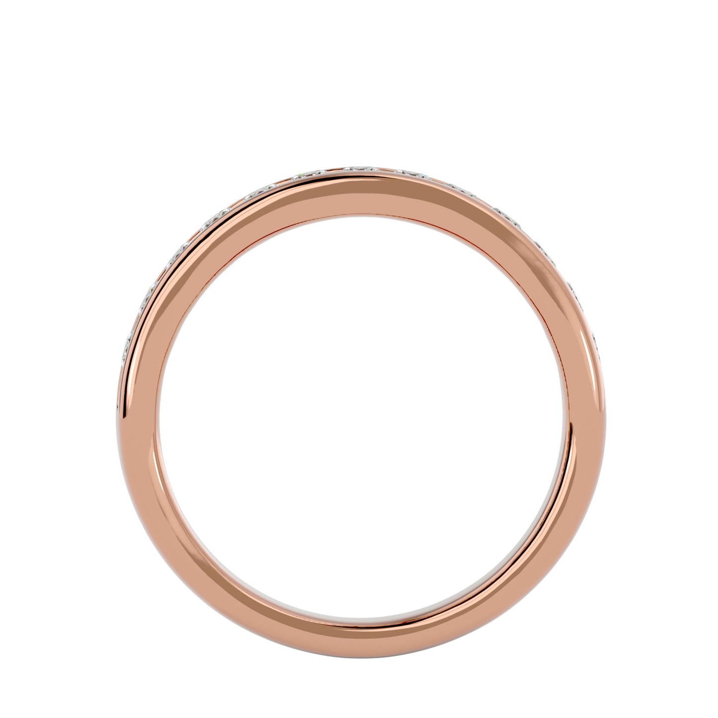 Liv channel diamond ring