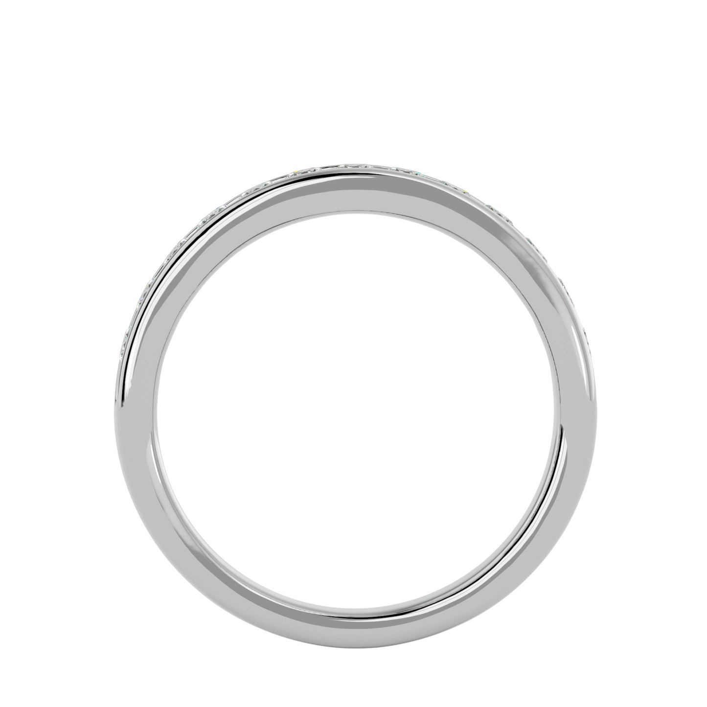 Liv channel diamond ring