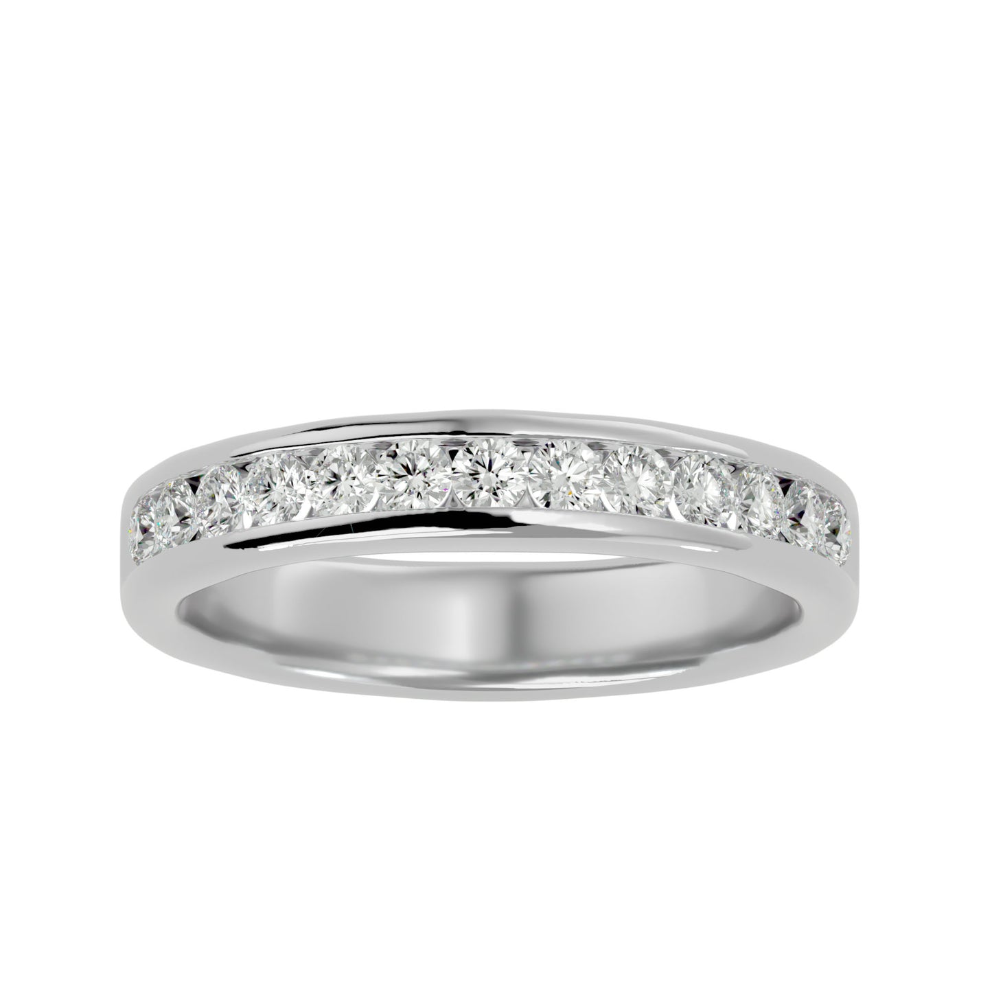 Liv channel diamond ring