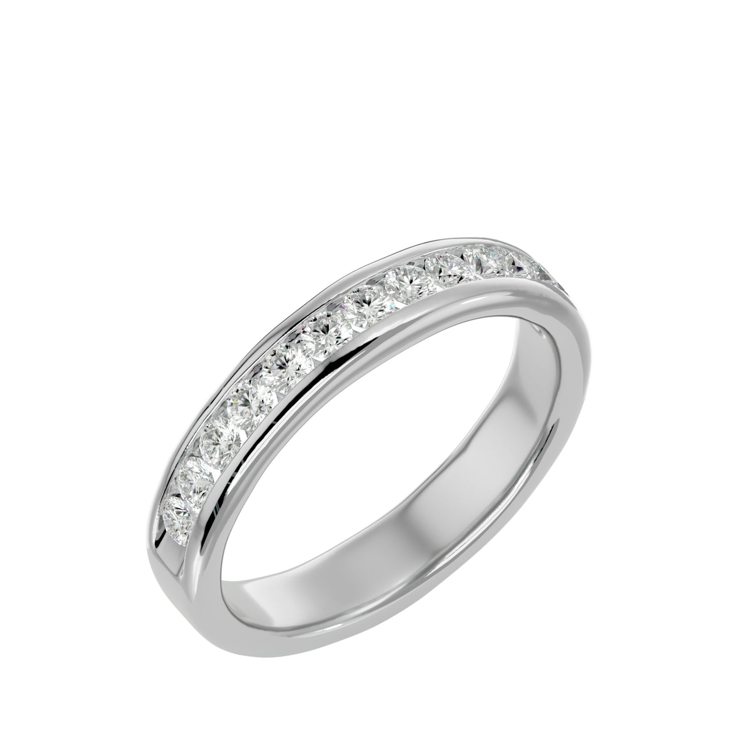 Liv channel diamond ring