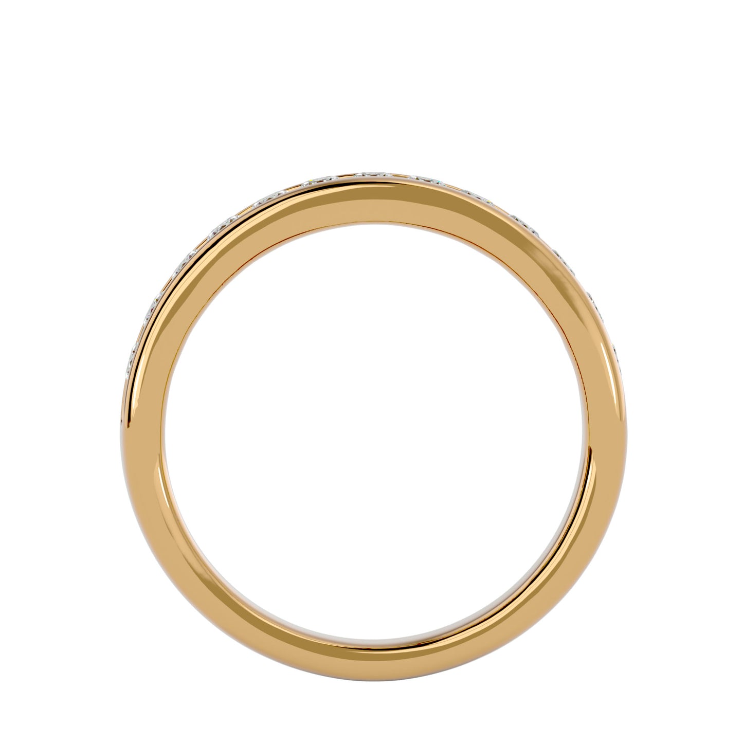 Liv channel diamond ring