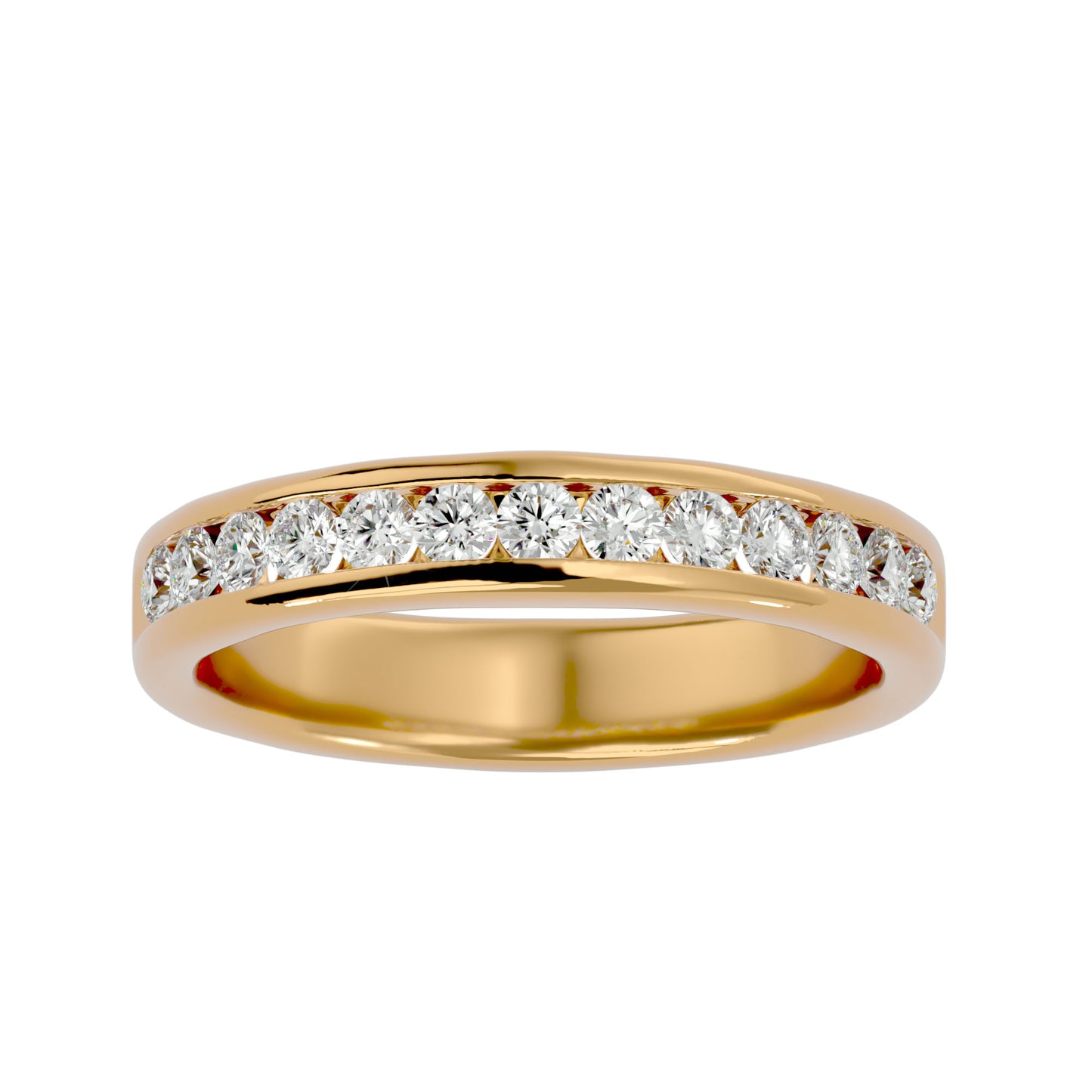 Liv channel diamond ring