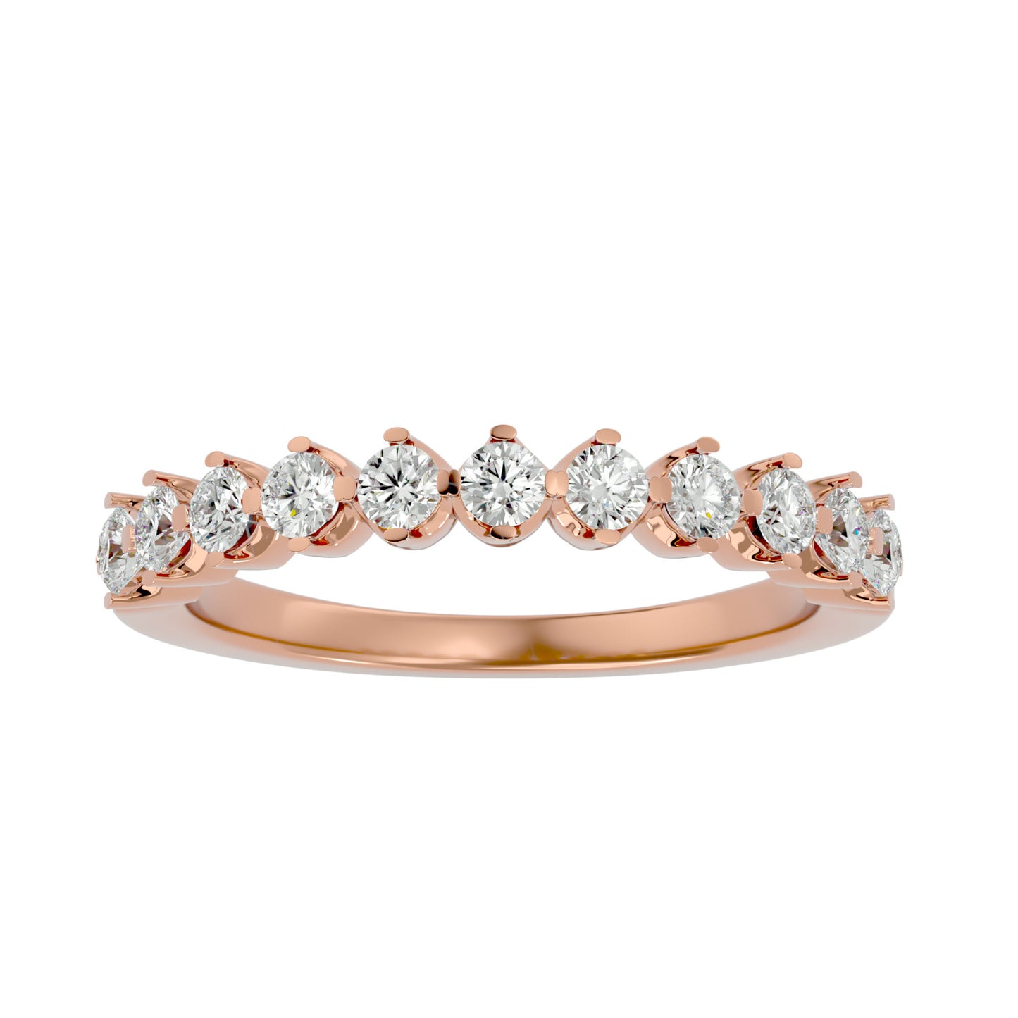 Catherine 11 sstone diamond ring