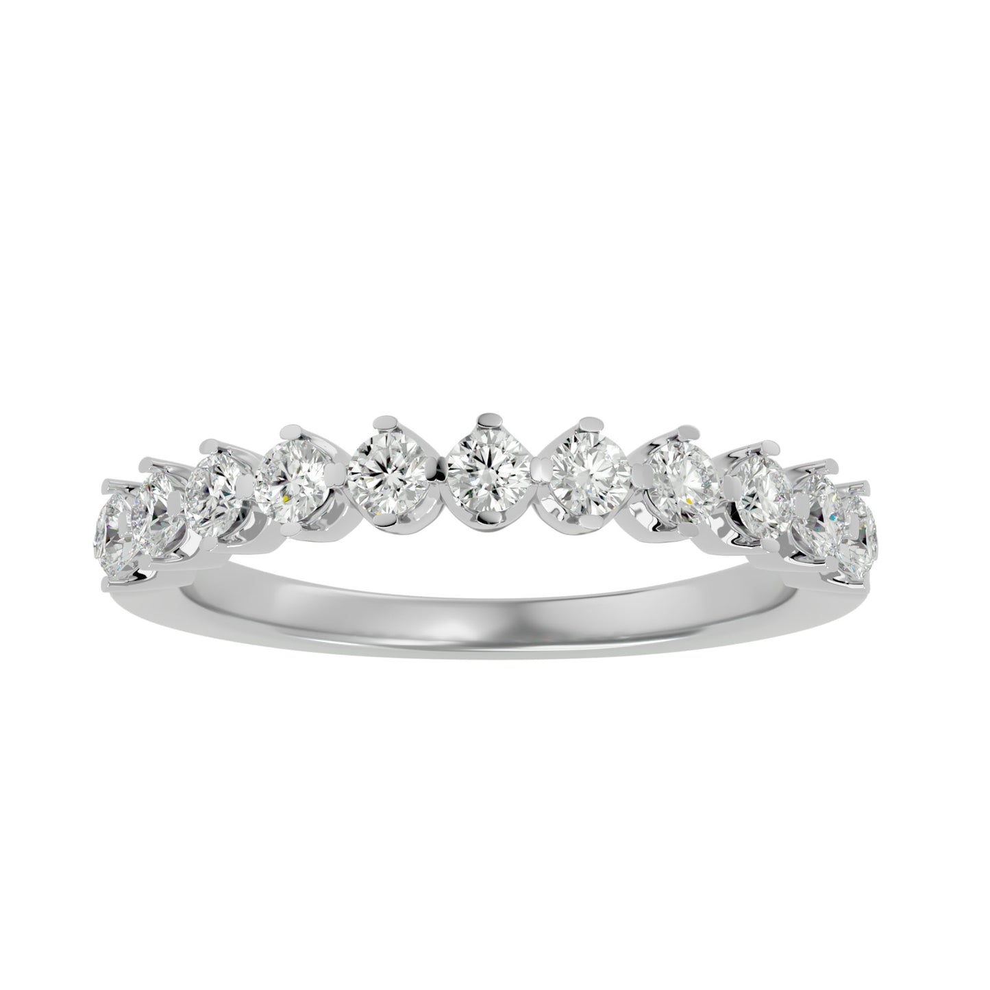 Catherine 11 sstone diamond ring