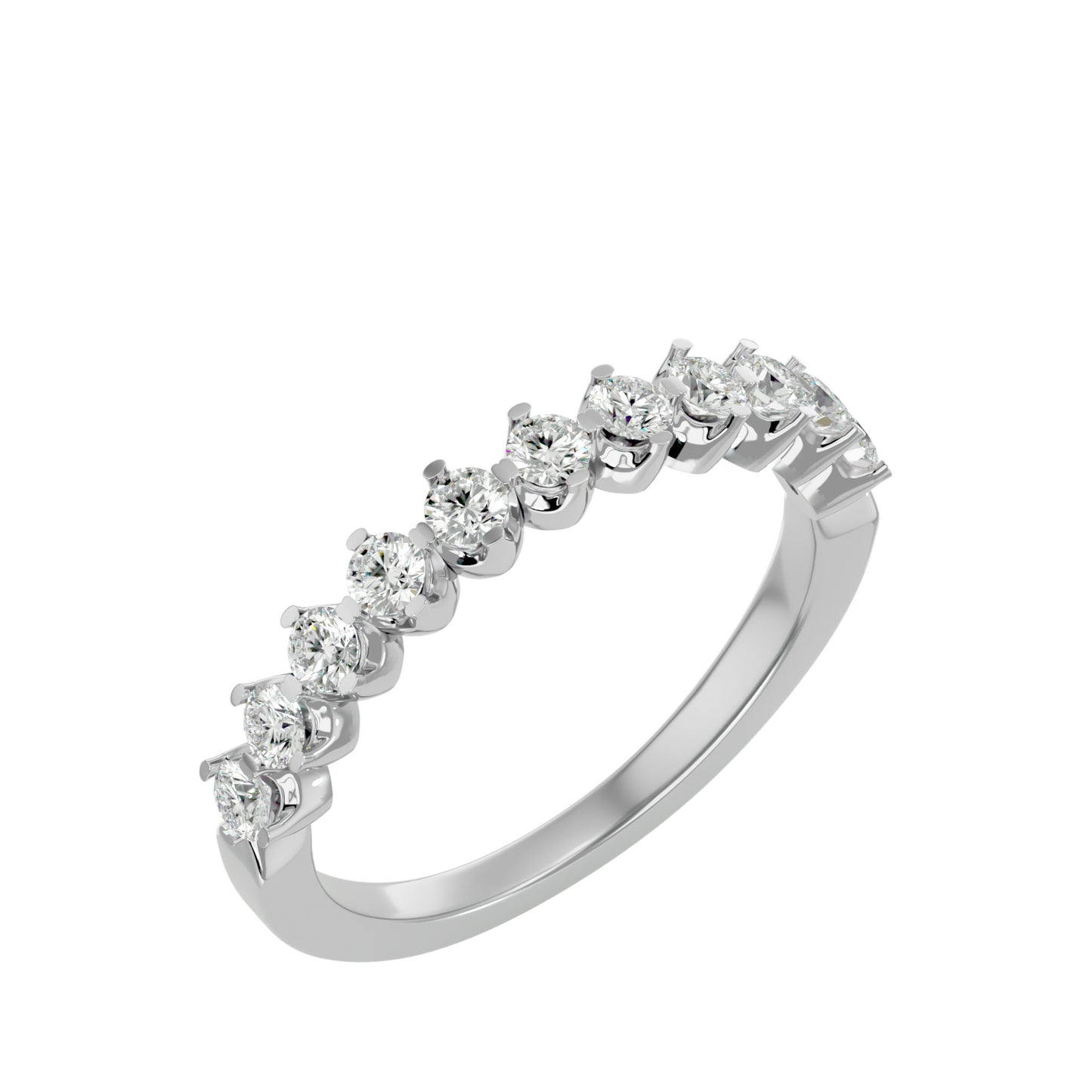 Catherine 11 sstone diamond ring