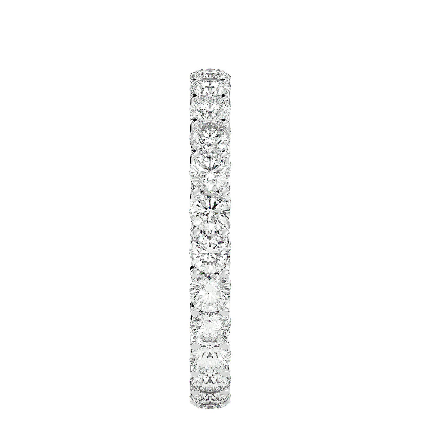 Filligree diamond eternity ring