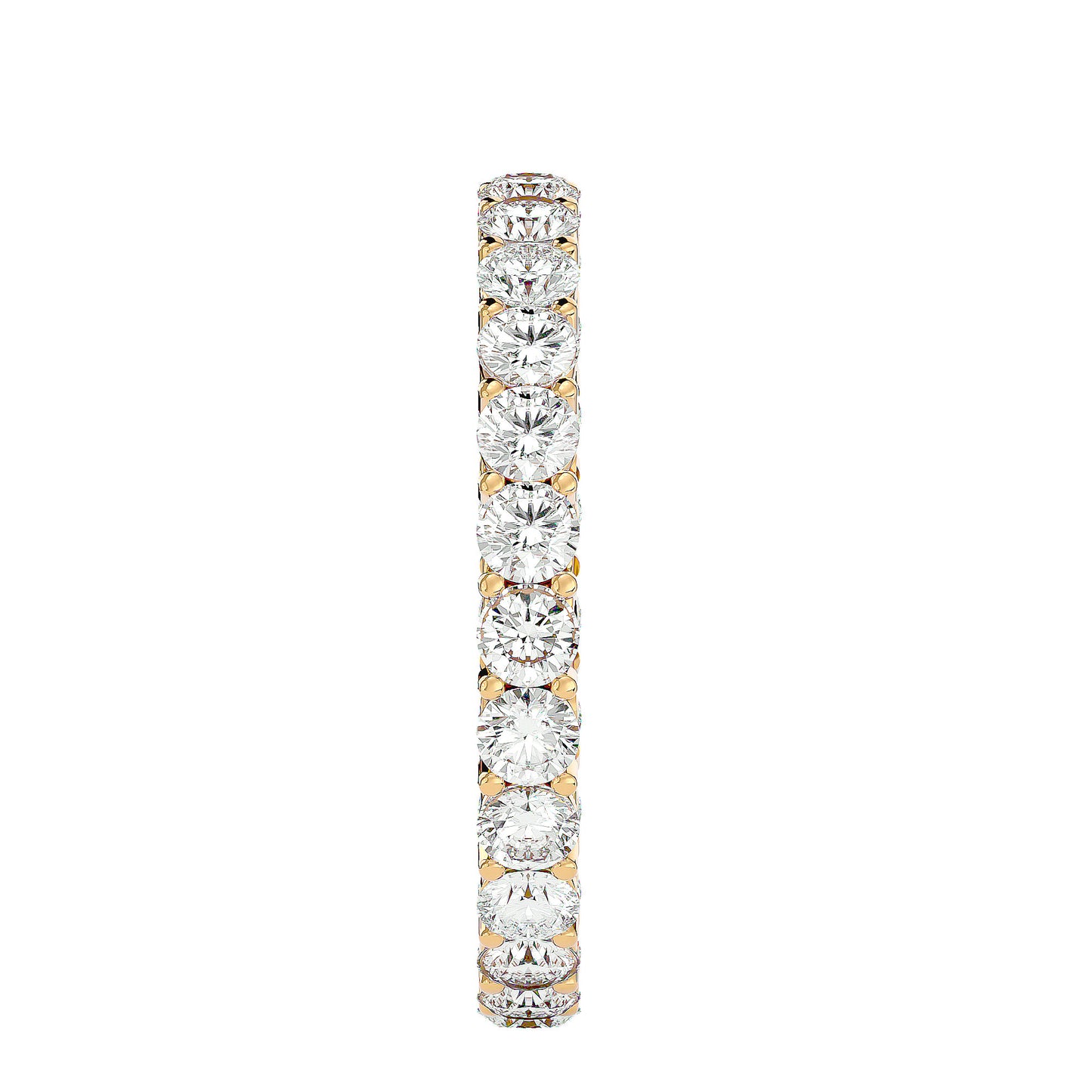Filligree diamond eternity ring