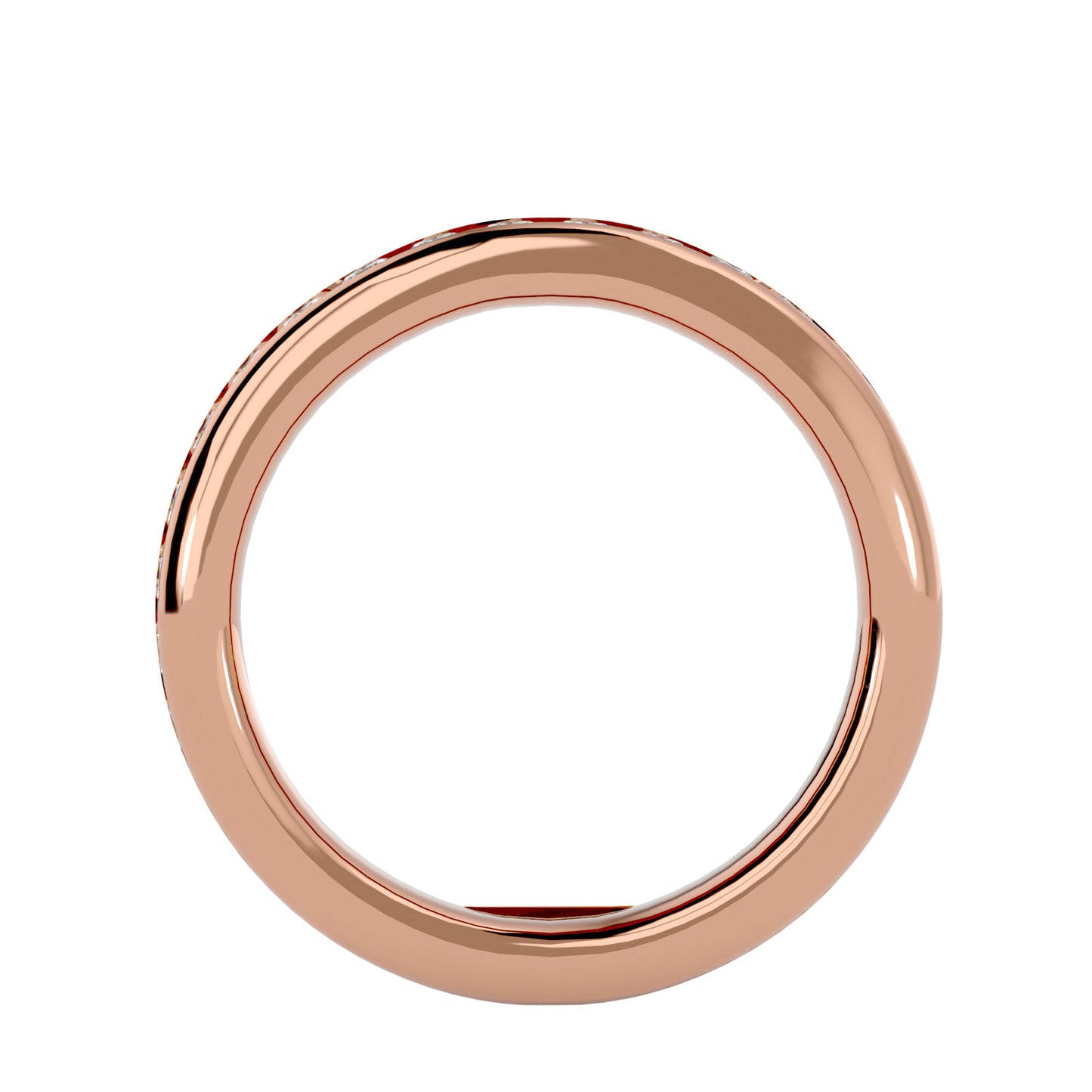 Eliza channel diamond eternity ring