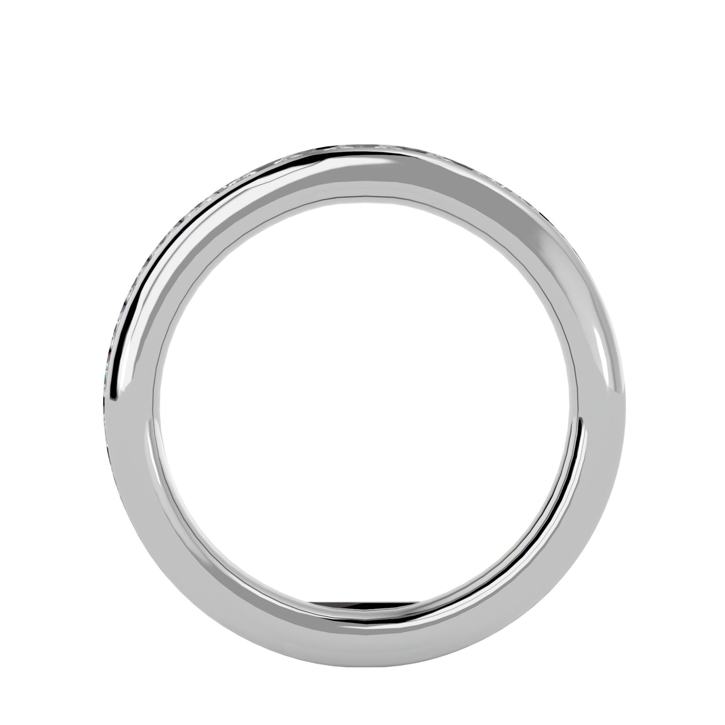 Eliza channel diamond eternity ring