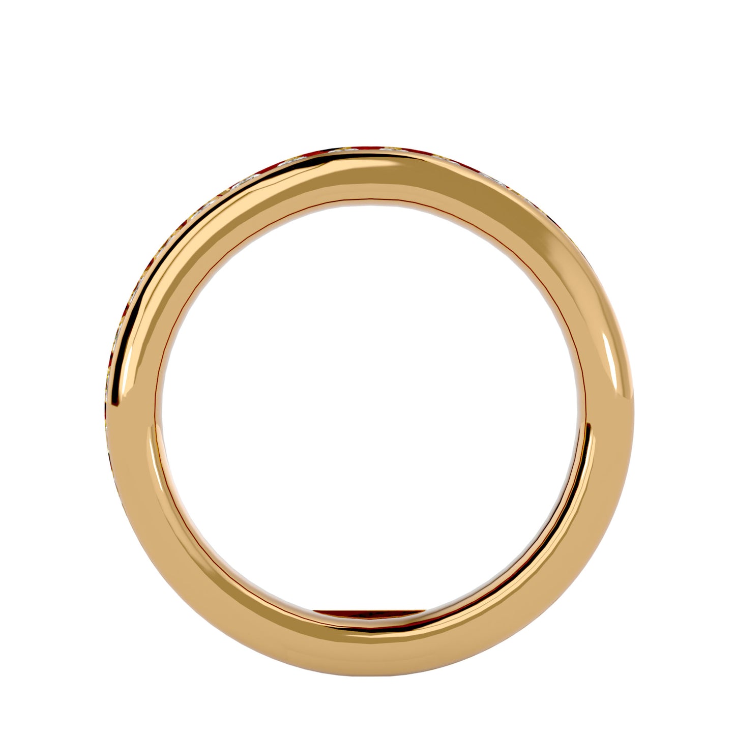 Eliza channel diamond eternity ring