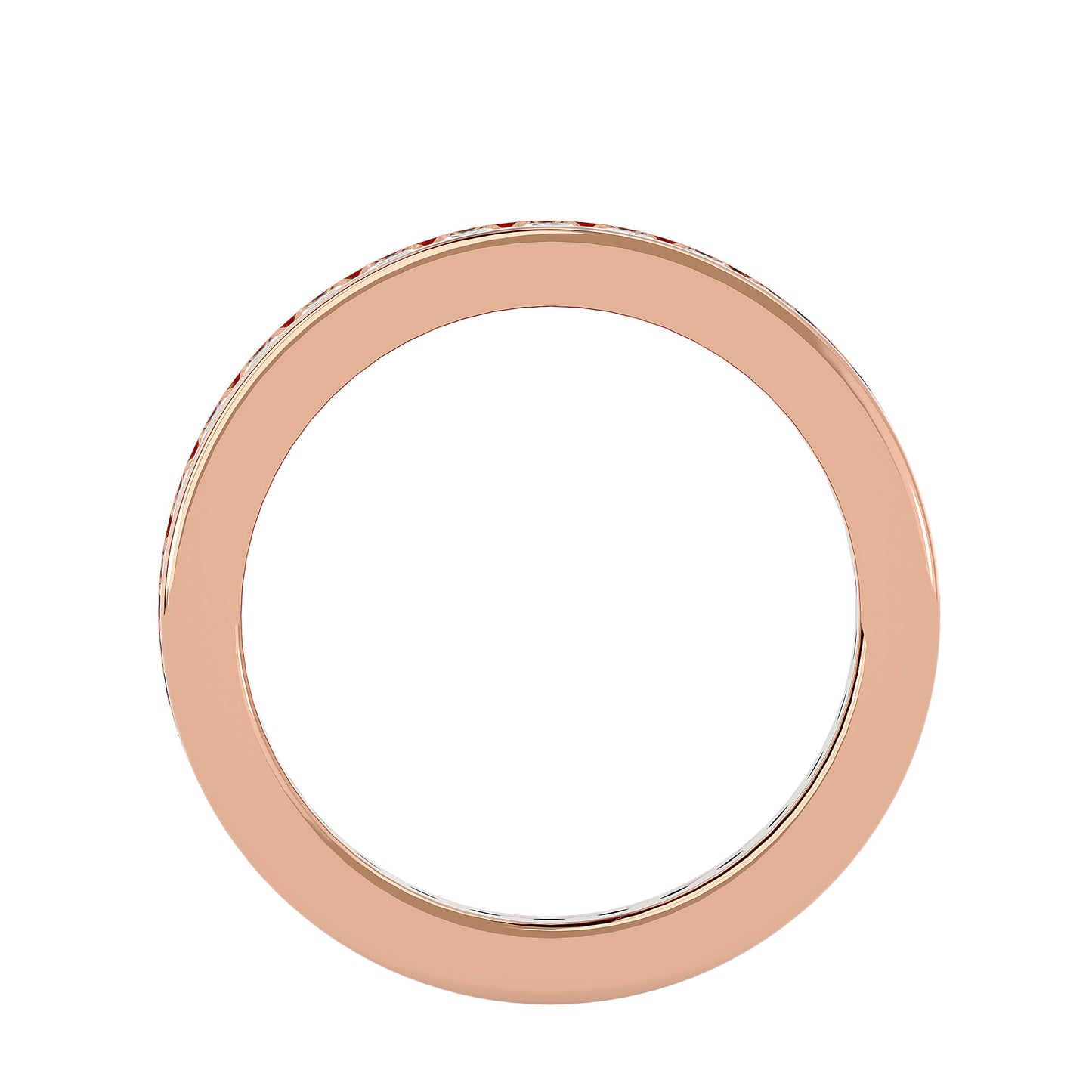 Seline channel diamond eternity ring
