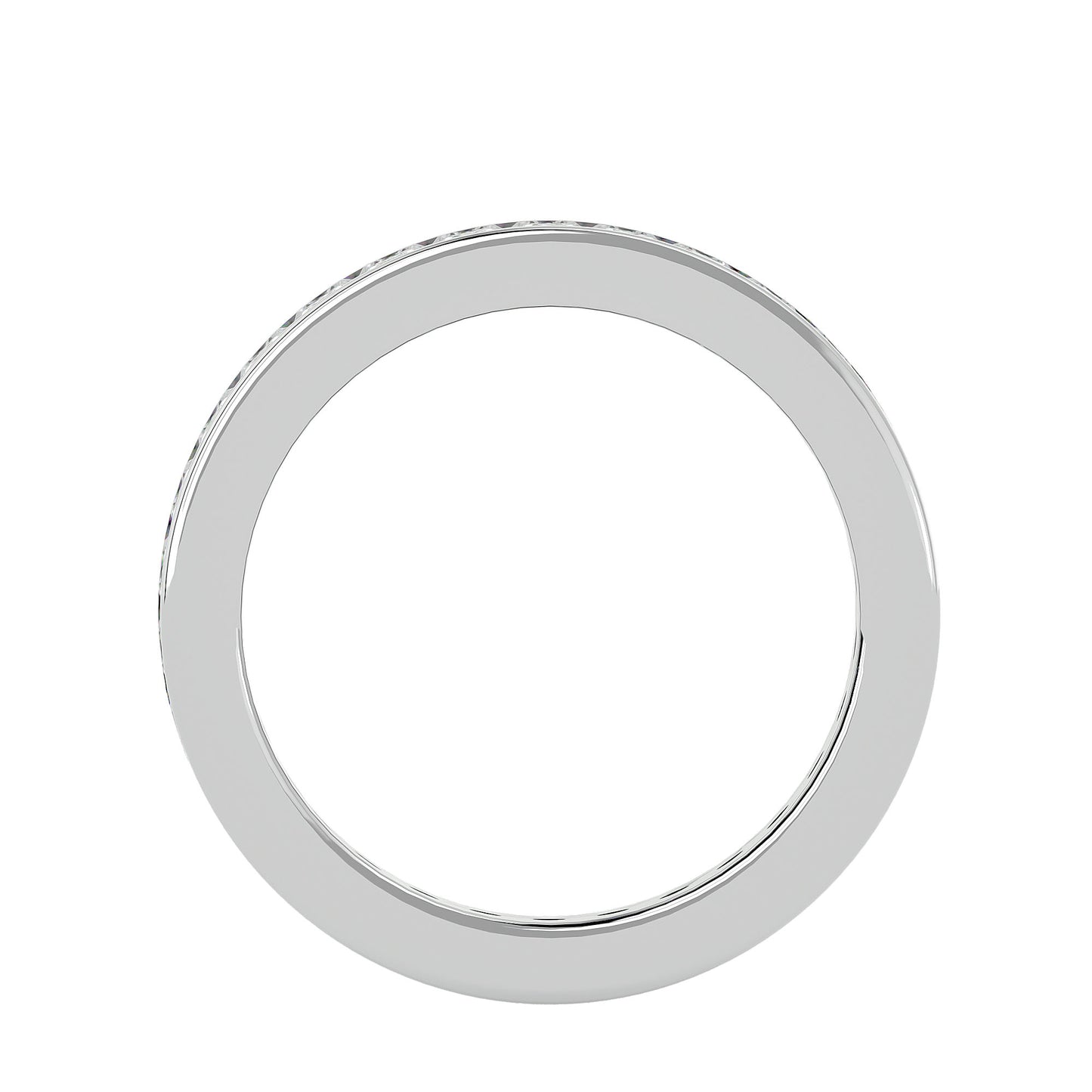 Seline channel diamond eternity ring