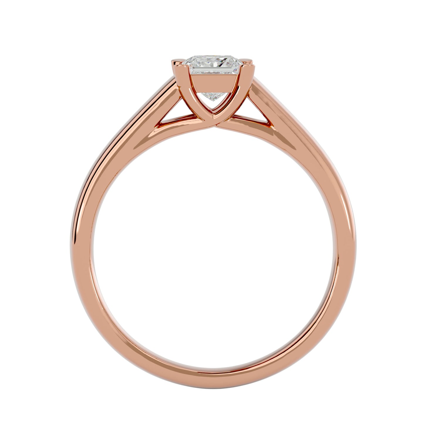 Daniel solitaire diamond engagement ring