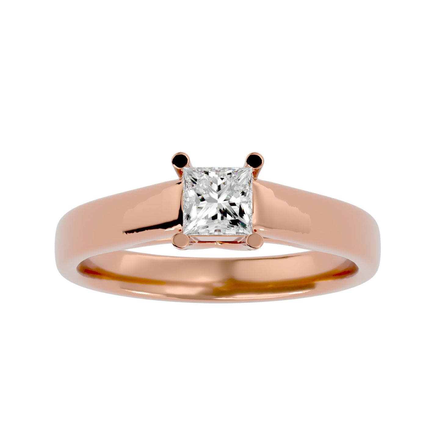 Daniel solitaire diamond engagement ring