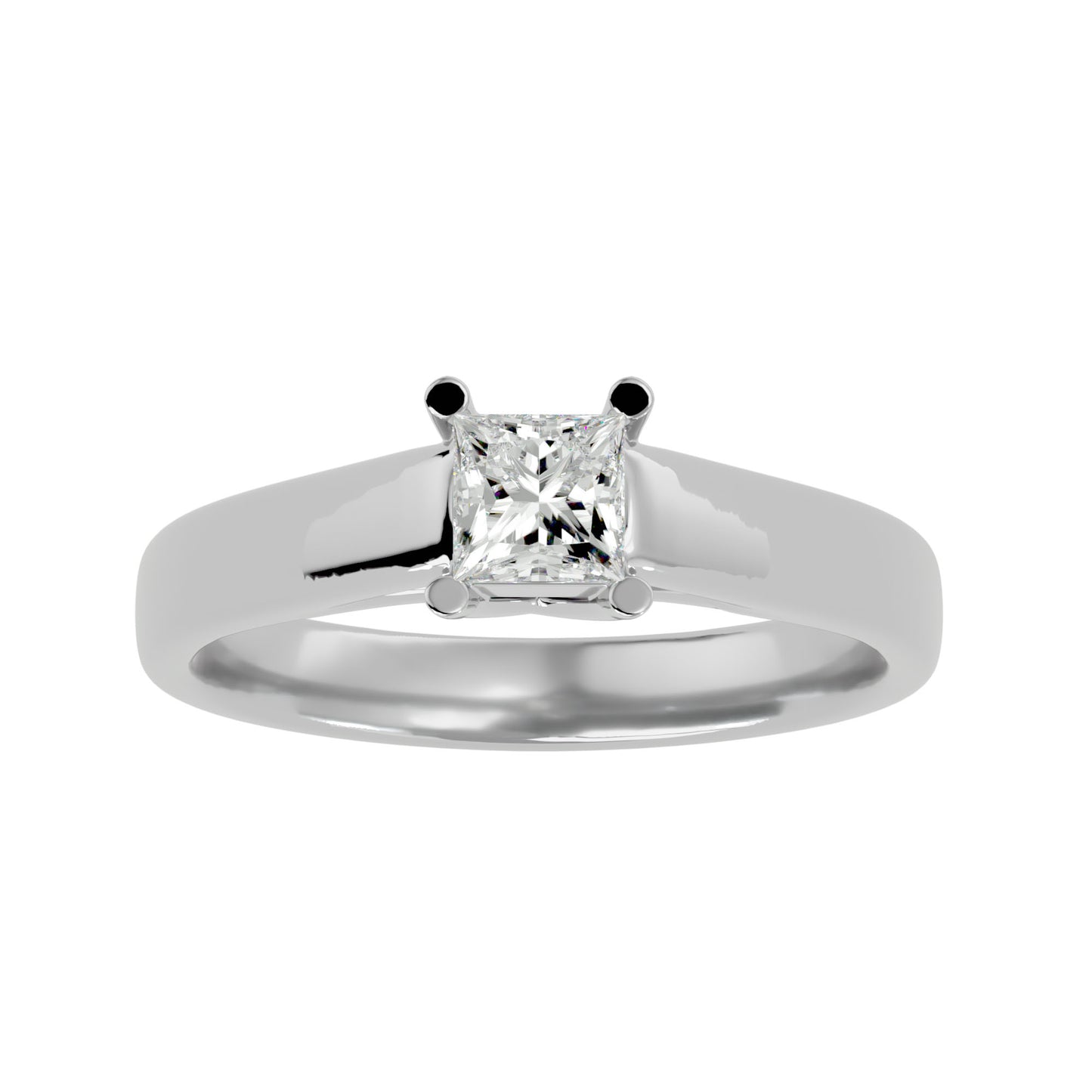 Daniel solitaire diamond engagement ring