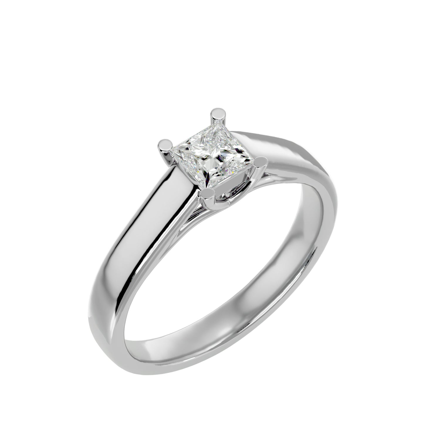 Daniel solitaire diamond engagement ring