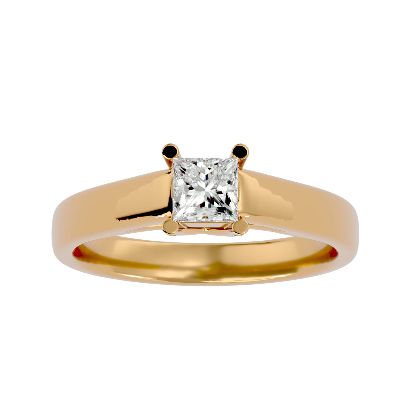 Daniel solitaire diamond engagement ring