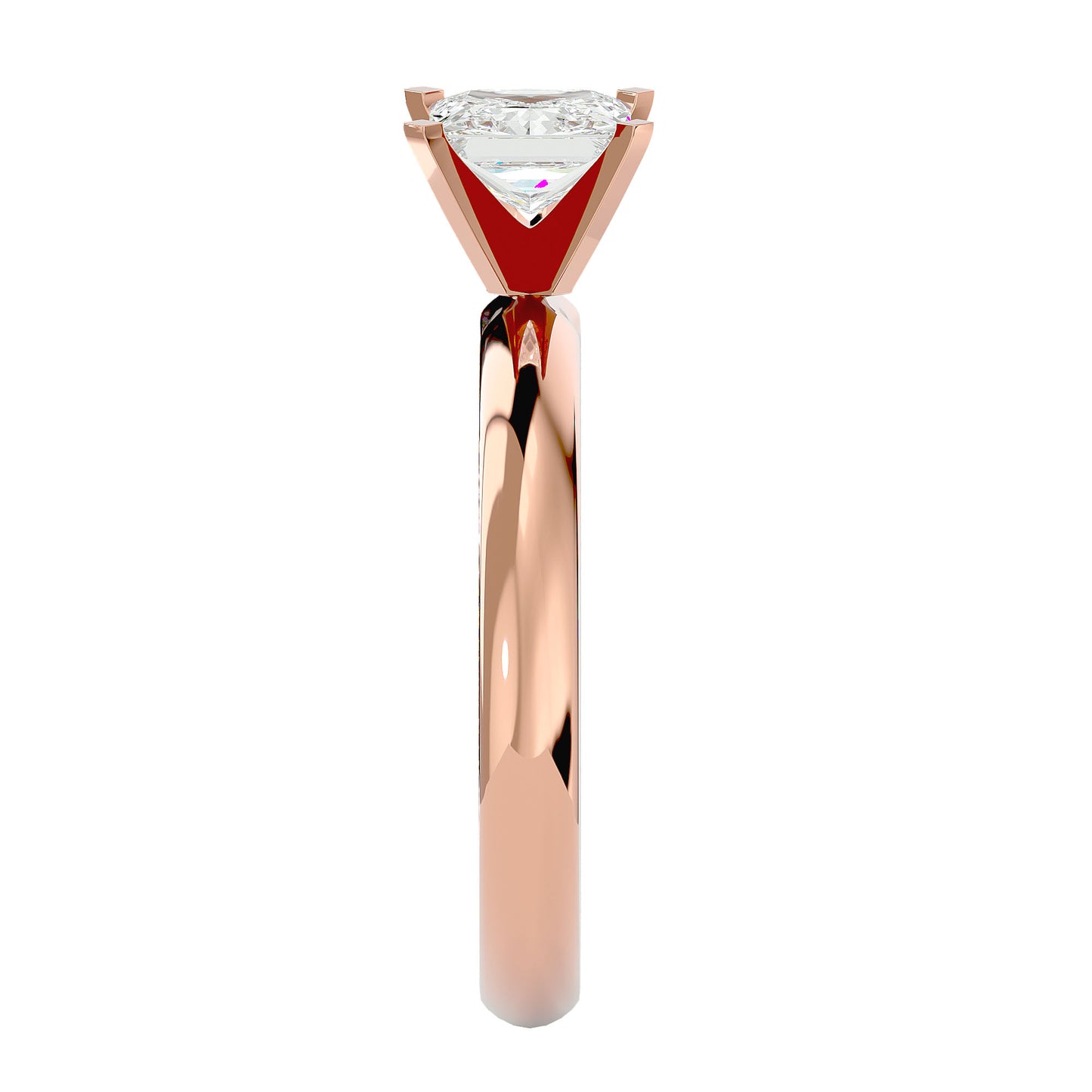 Emily solitaire diamond ring