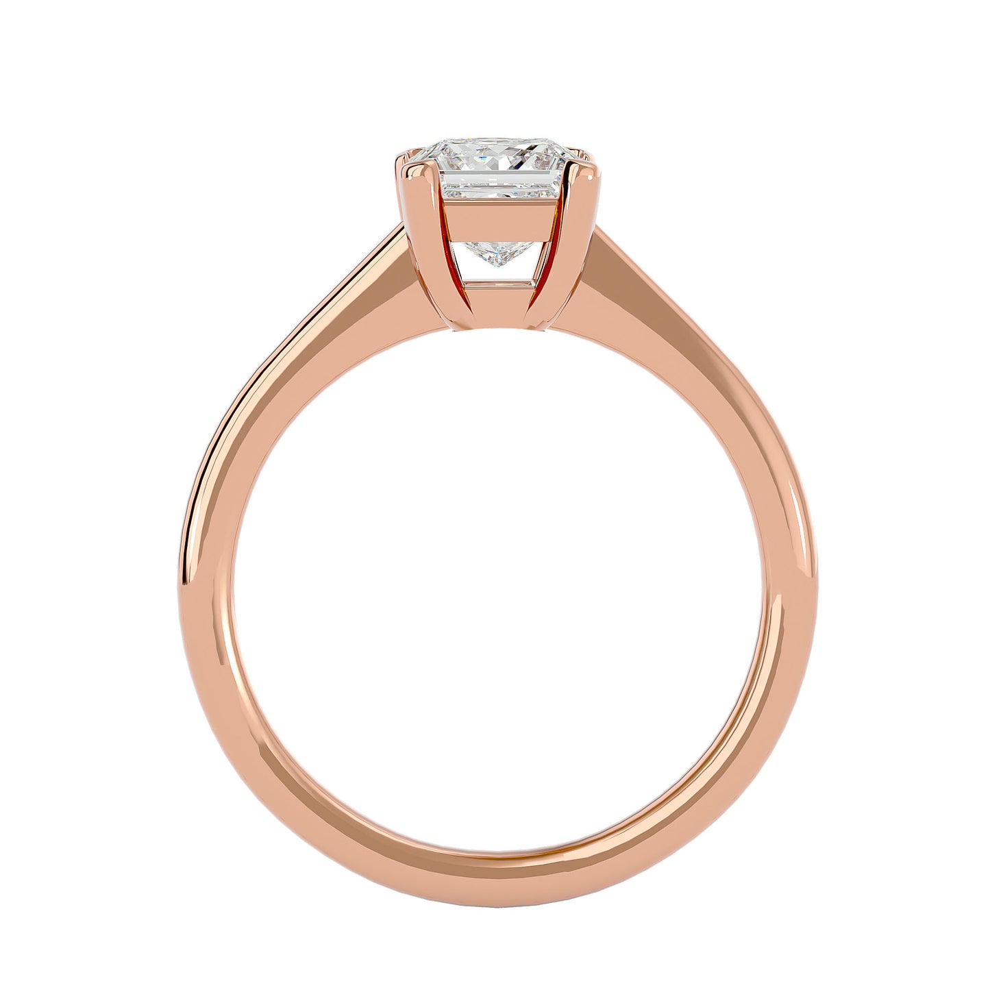 Ria princess diamond engagement ring