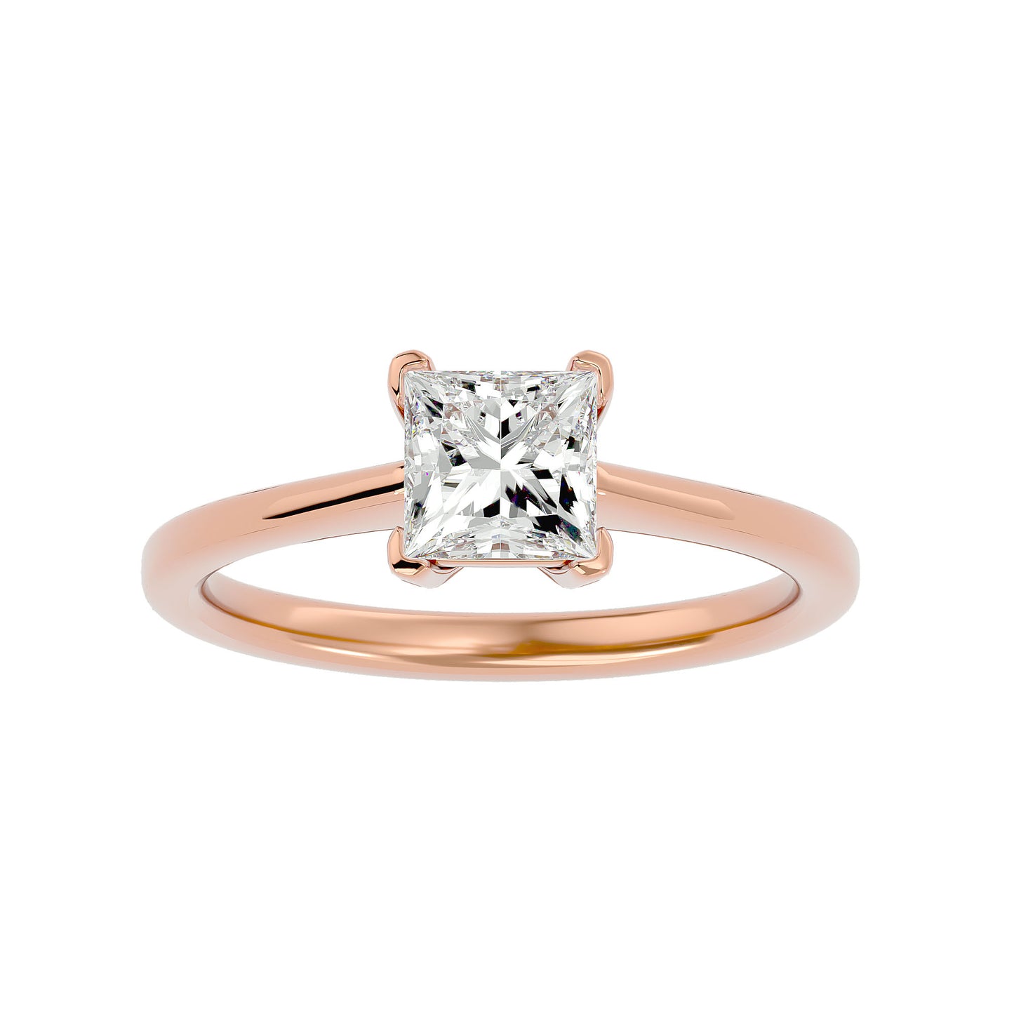 Ria princess diamond engagement ring