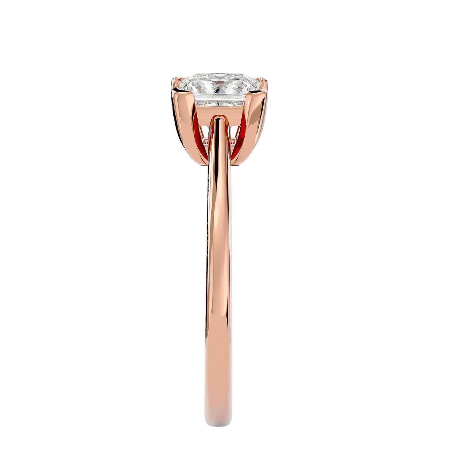 Ria princess diamond engagement ring