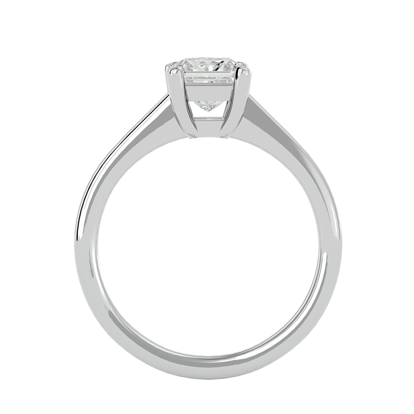 Ria princess diamond engagement ring