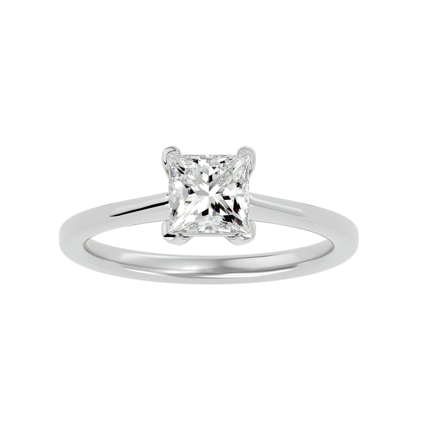 Ria princess diamond engagement ring