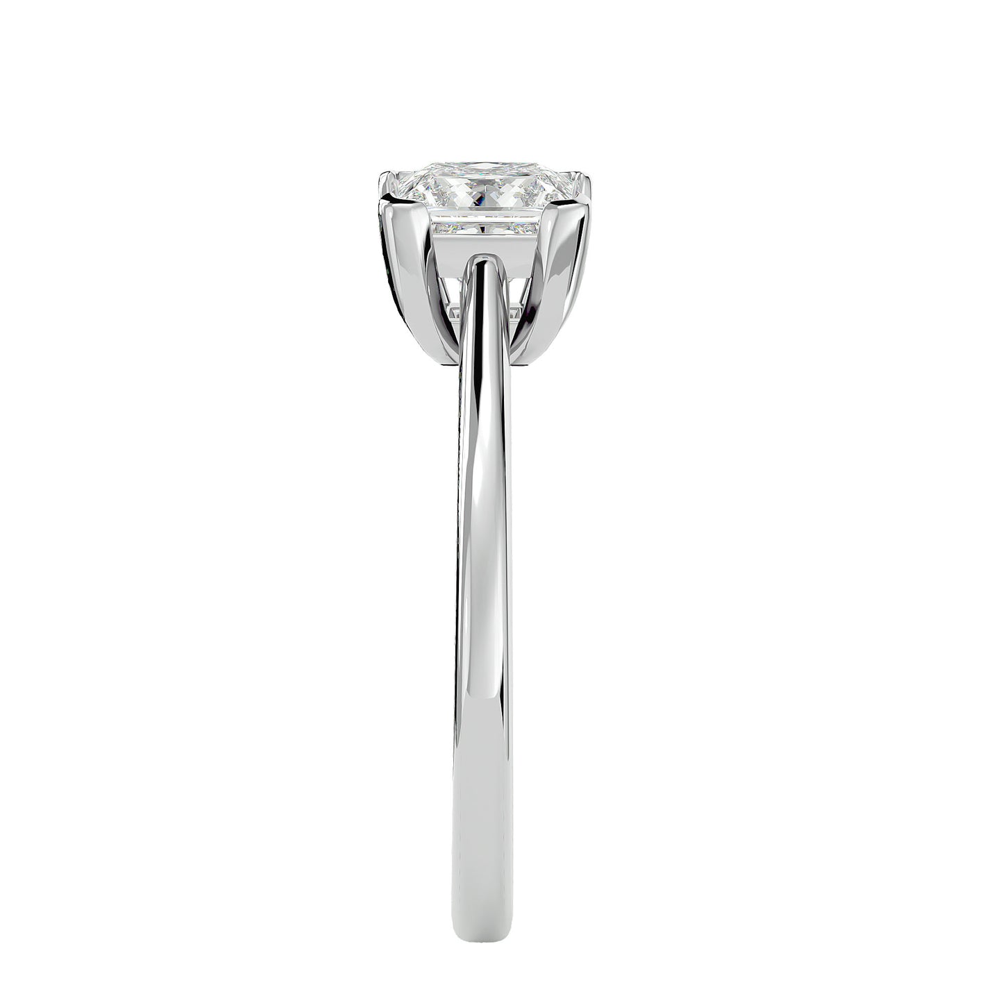 Ria princess diamond engagement ring