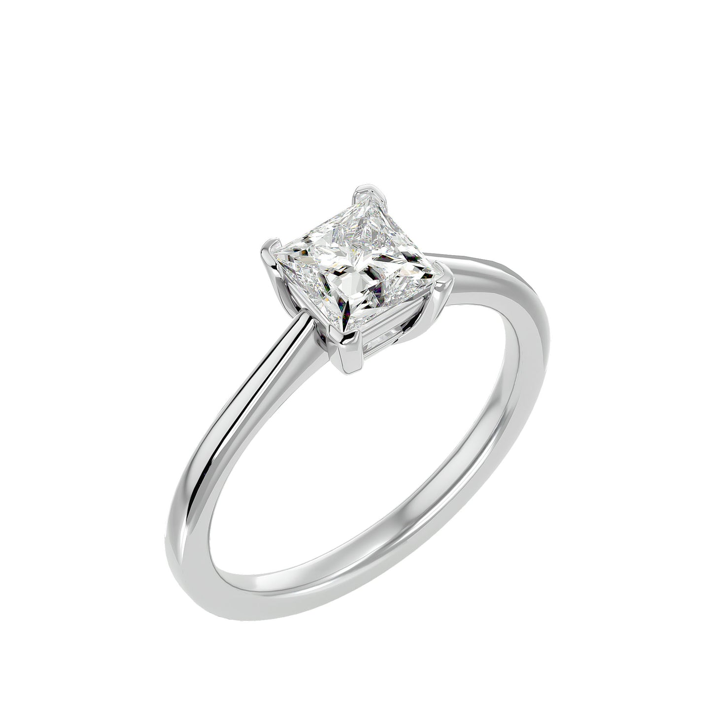 Ria princess diamond engagement ring