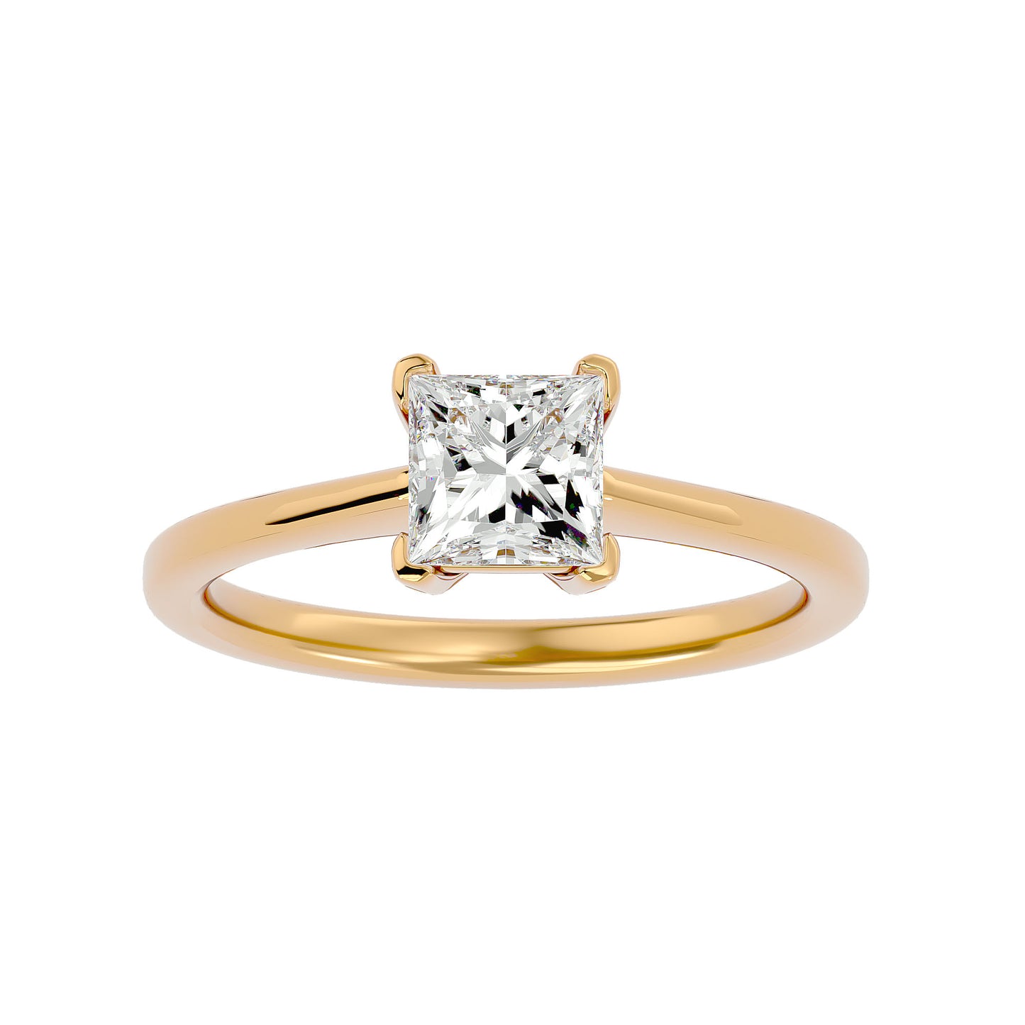 Ria princess diamond engagement ring