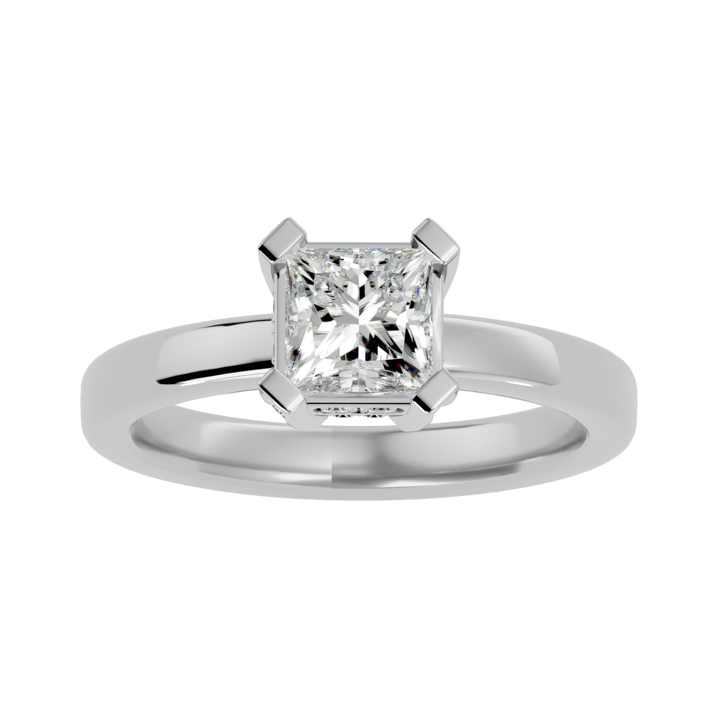 Riley princess diamond engagement ring