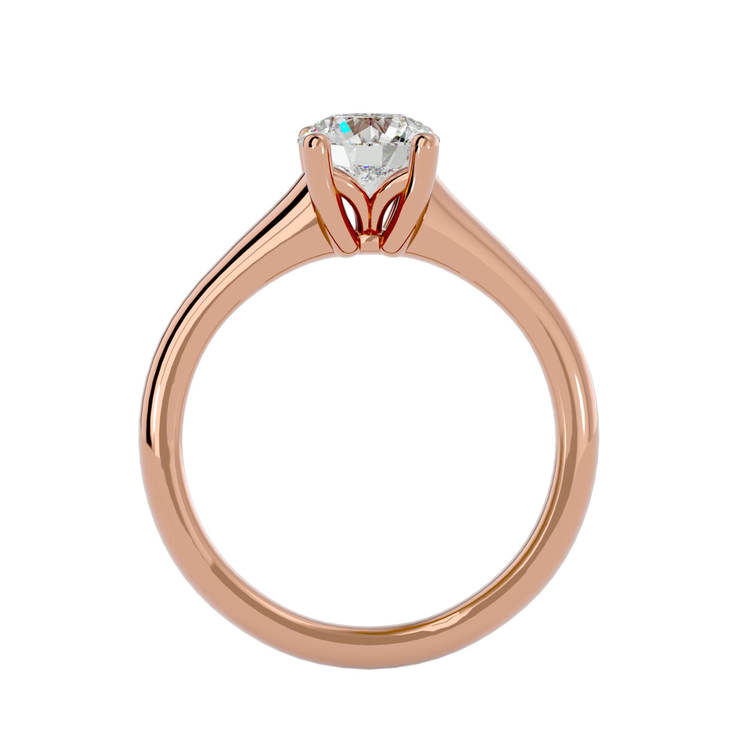 Voinaa micro prong diamond engagement ring