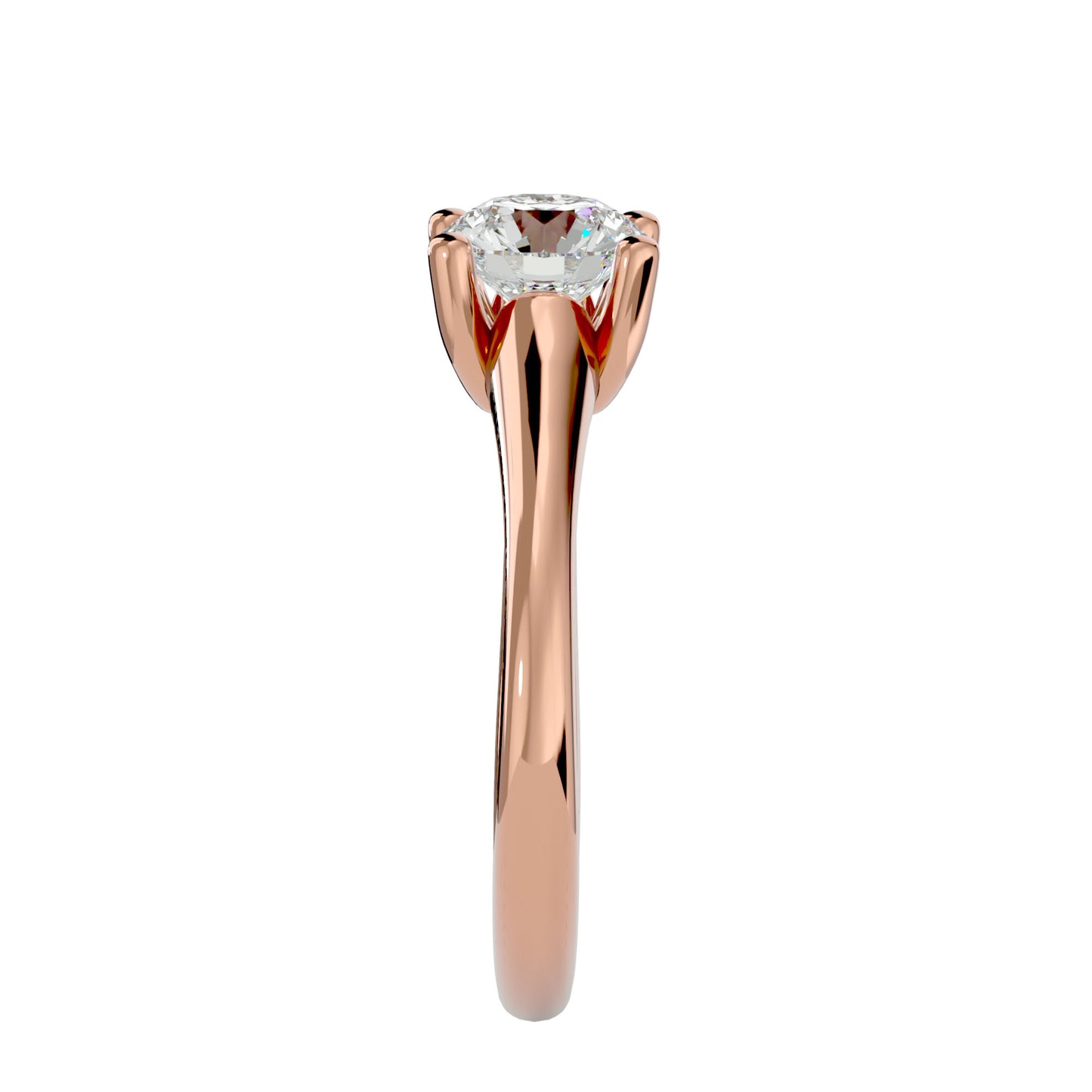 Voinaa micro prong diamond engagement ring