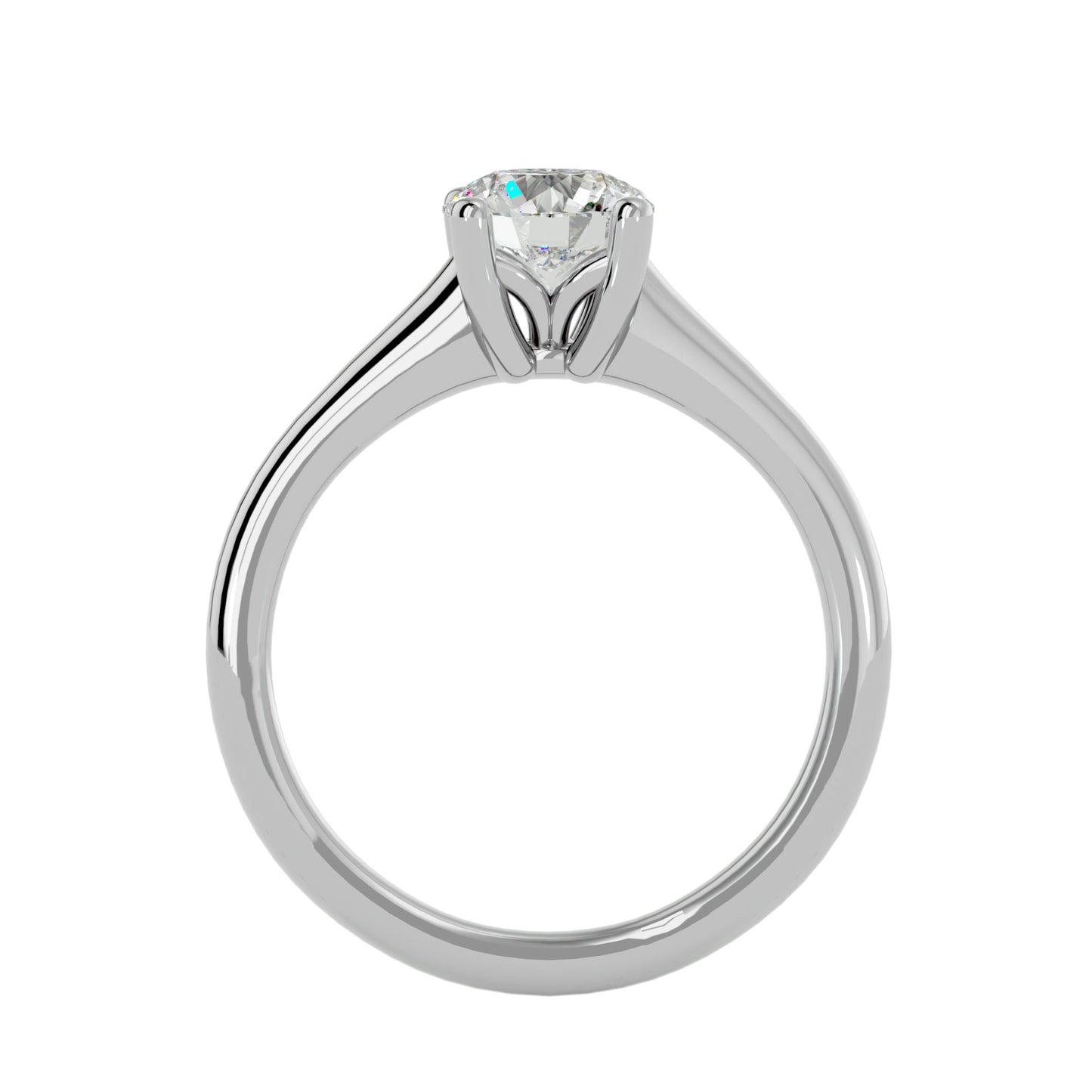 Voinaa micro prong diamond engagement ring
