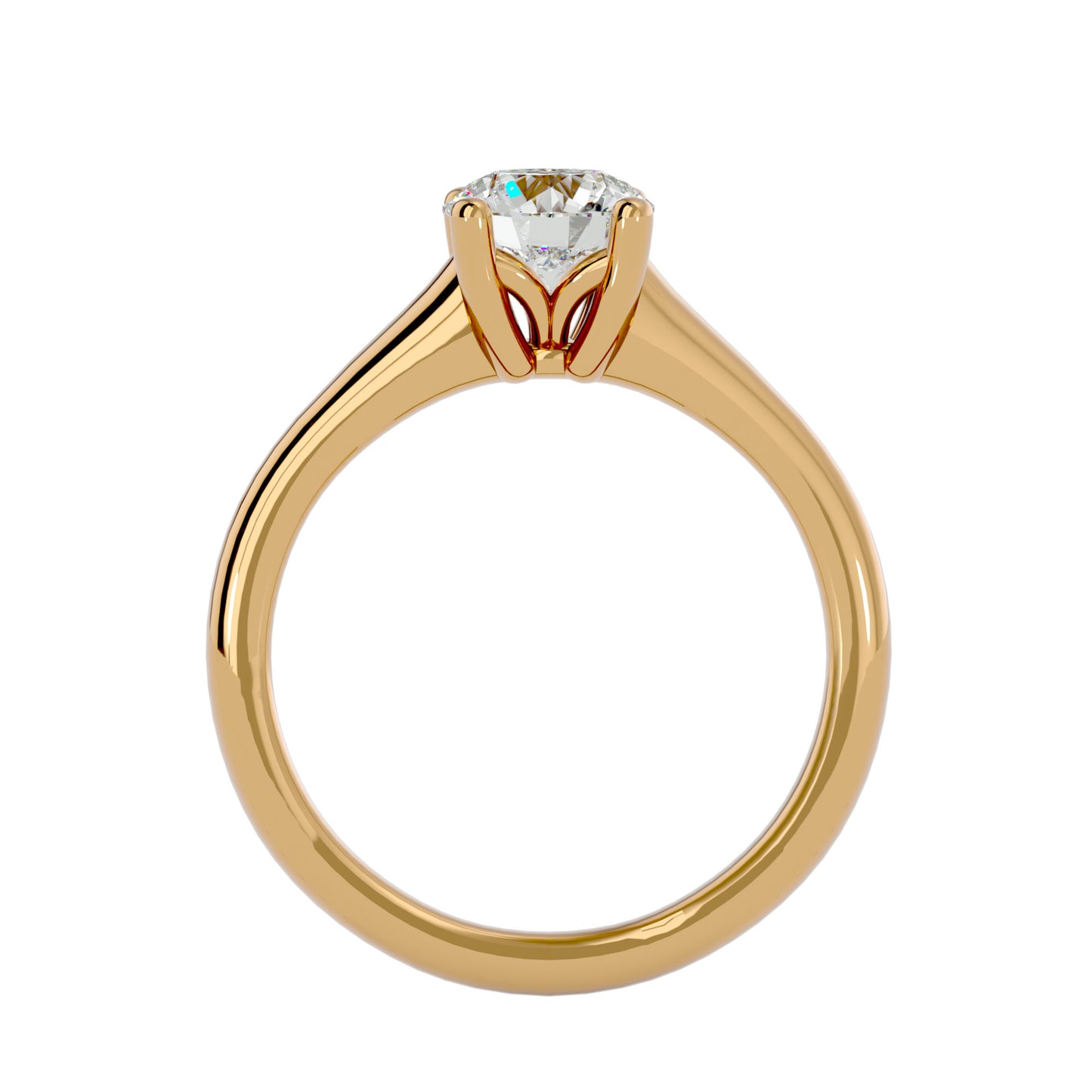 Voinaa micro prong diamond engagement ring