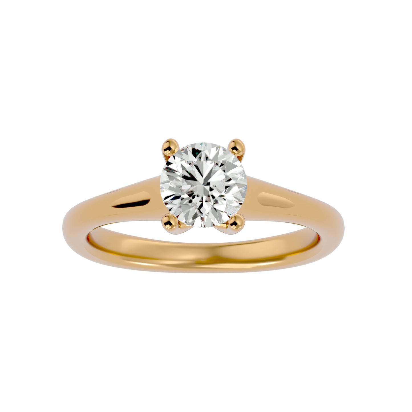 Voinaa micro prong diamond engagement ring