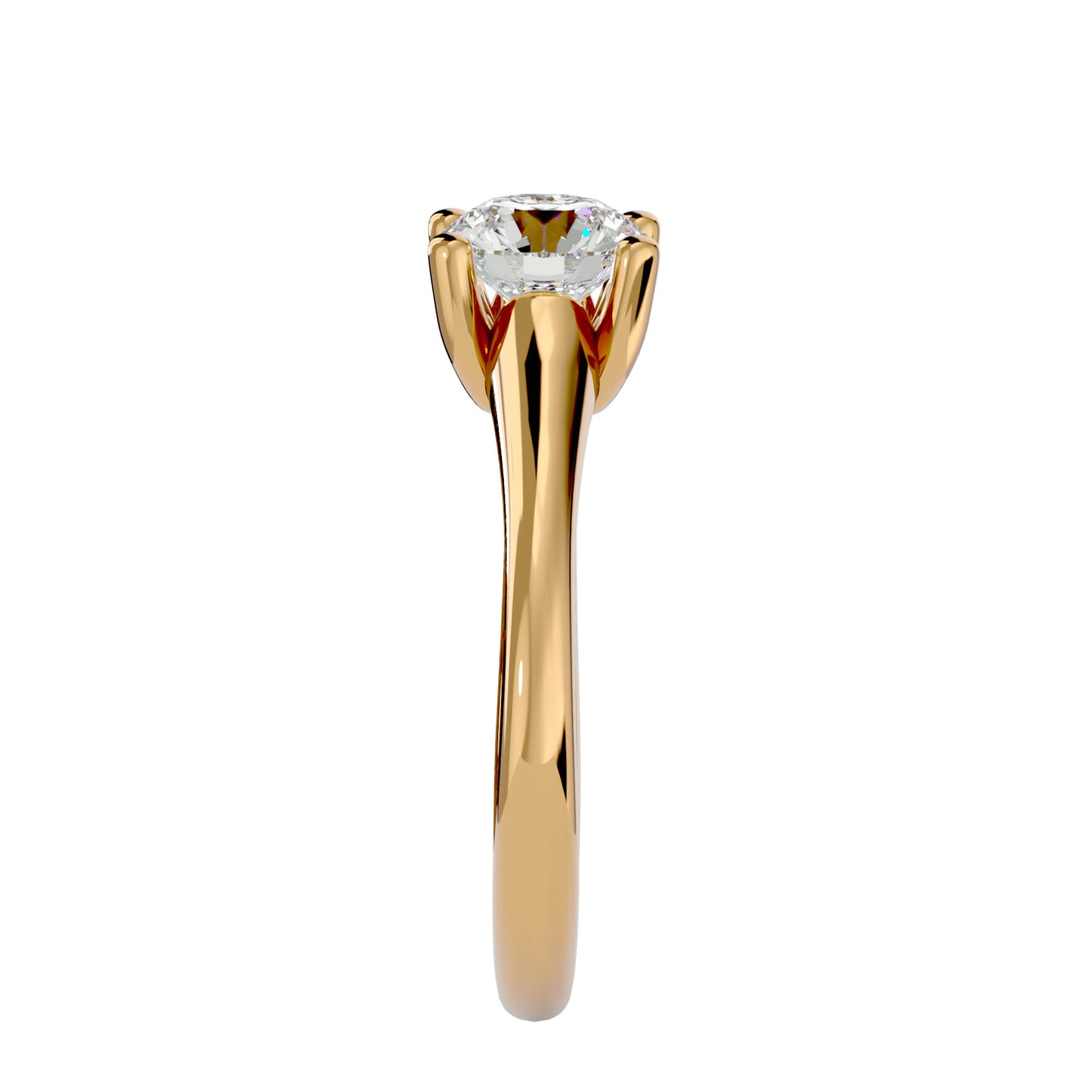Voinaa micro prong diamond engagement ring