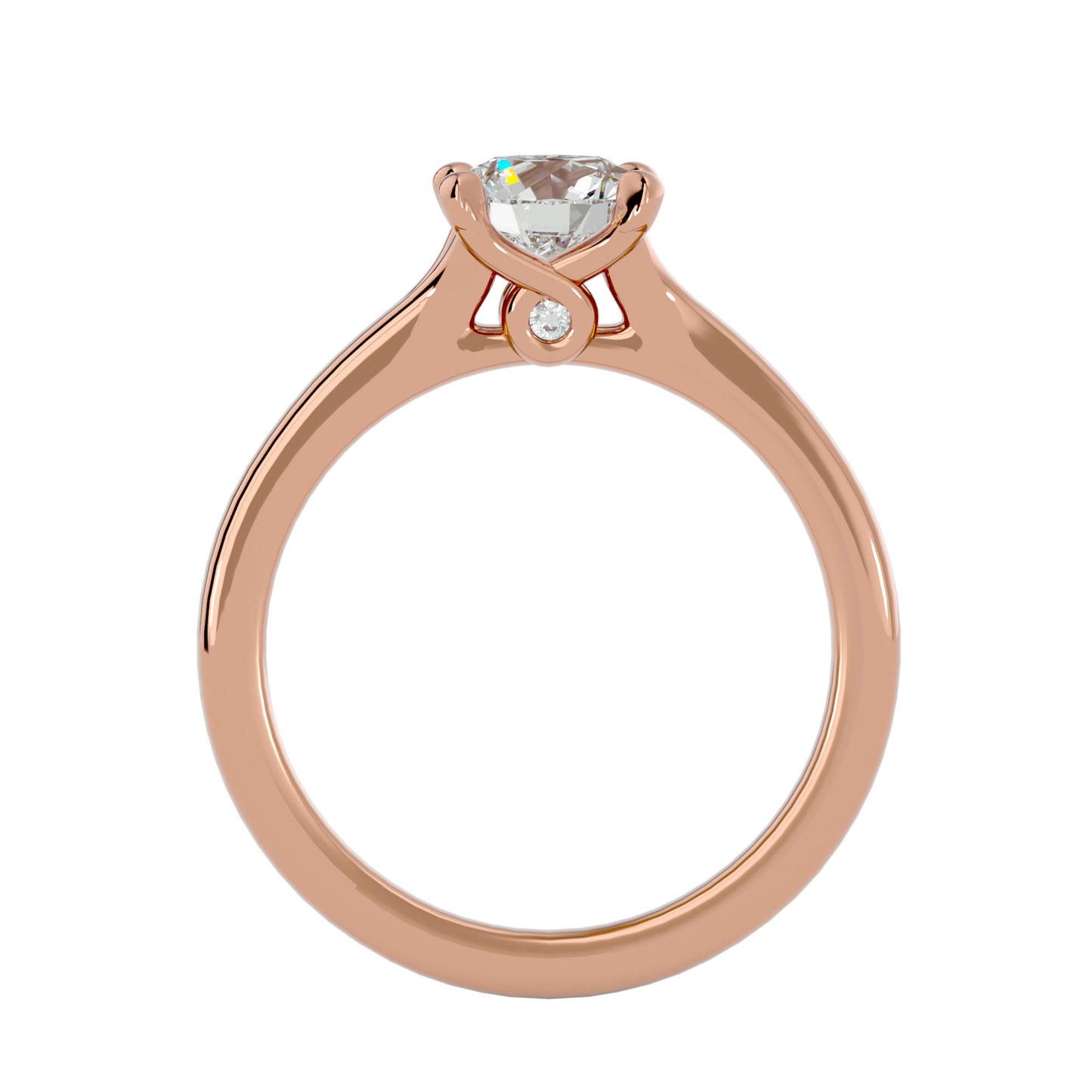 Whirlwind Bliss diamond engagement ring