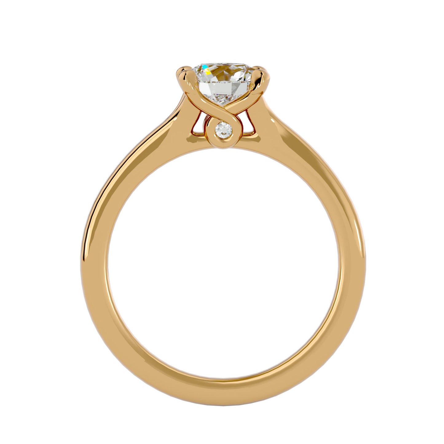 Whirlwind Bliss diamond engagement ring