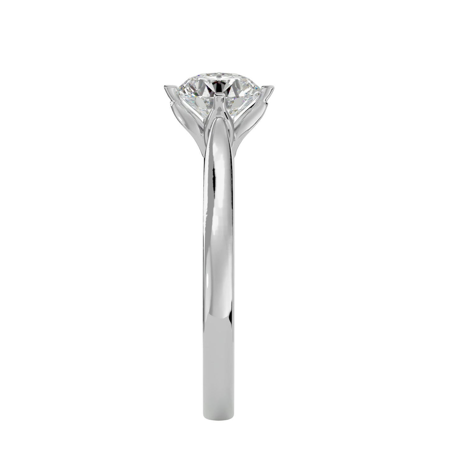 Dianna 3 row diamond engagement ring