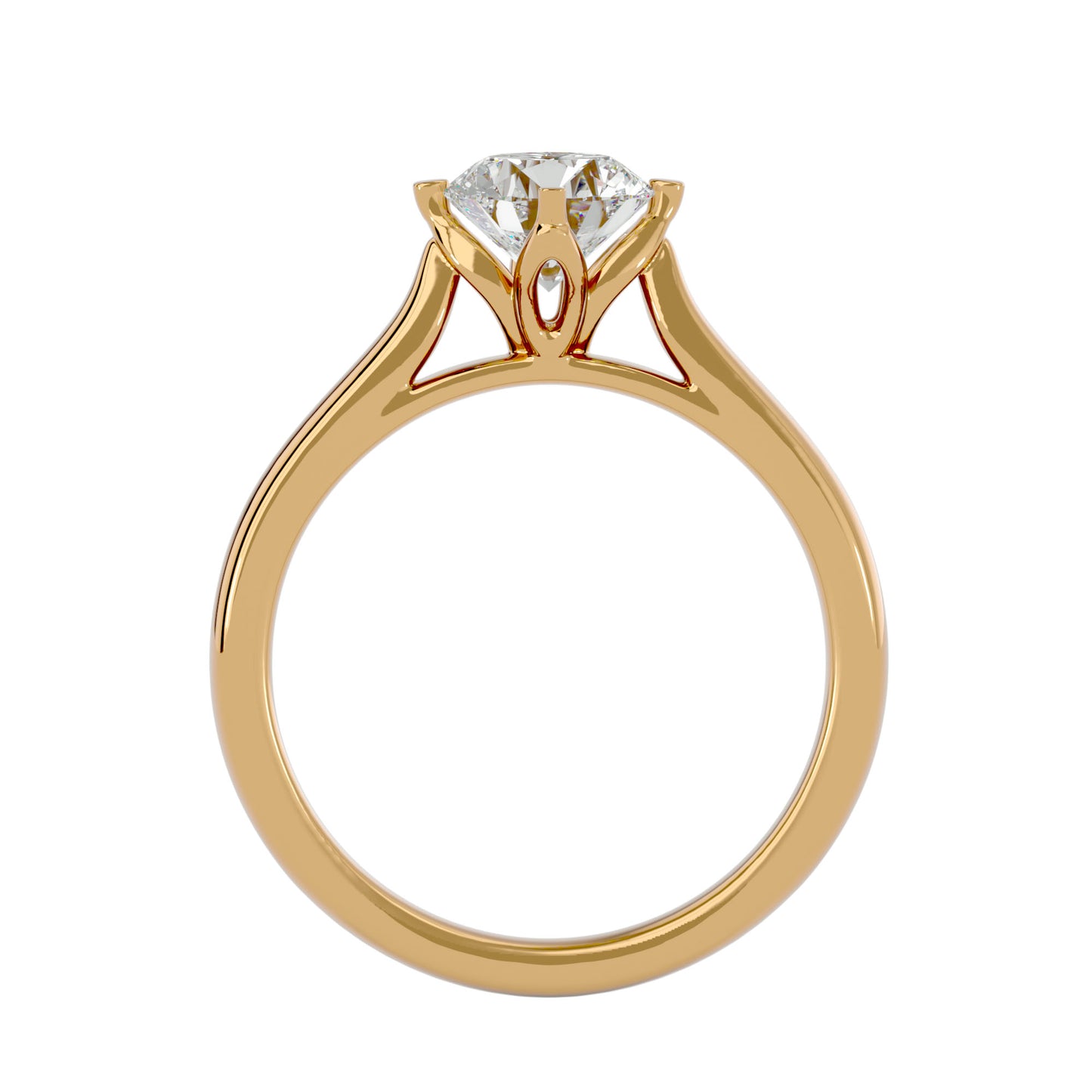 Dianna 3 row diamond engagement ring