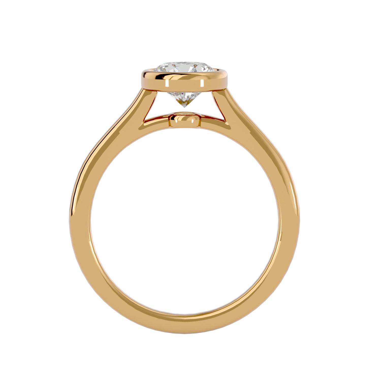 Jeden Halo diamond engagement ring