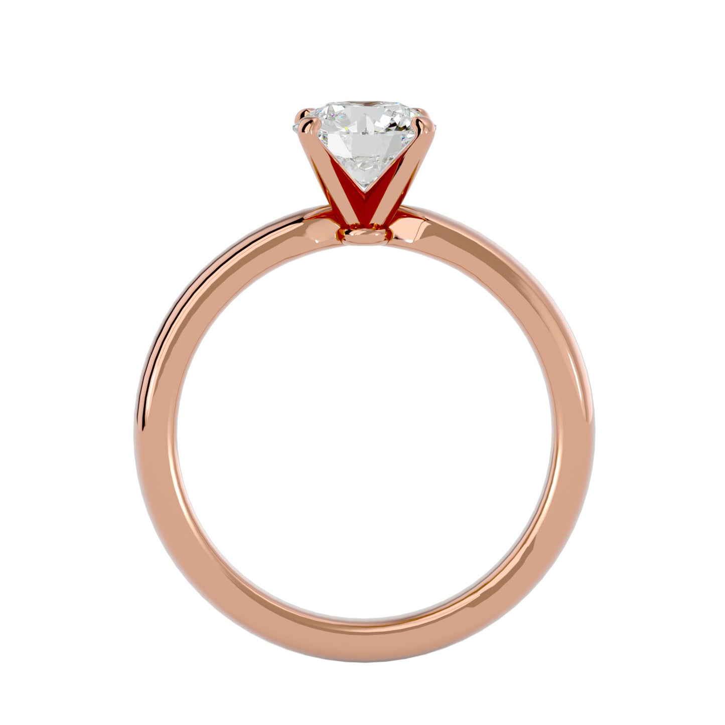 Tiara three stone engagement ring