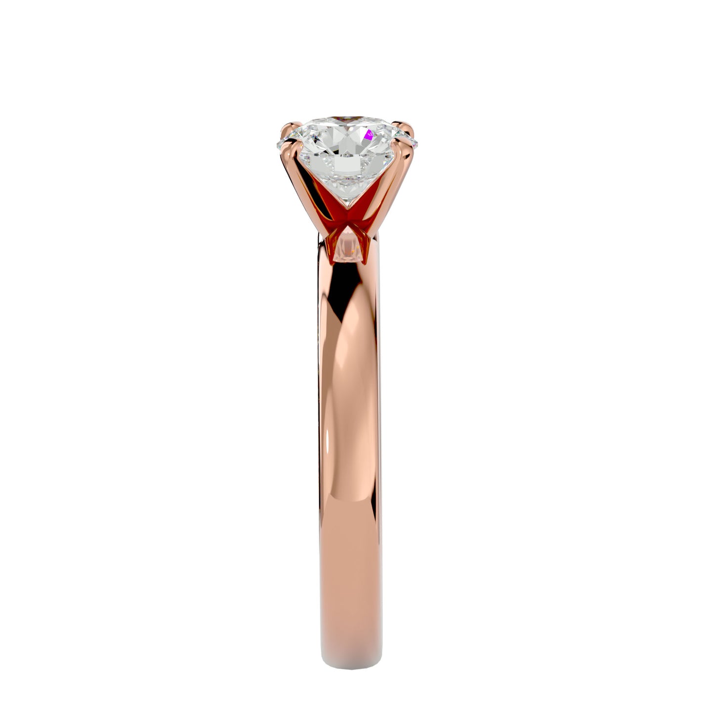 Tiara three stone engagement ring